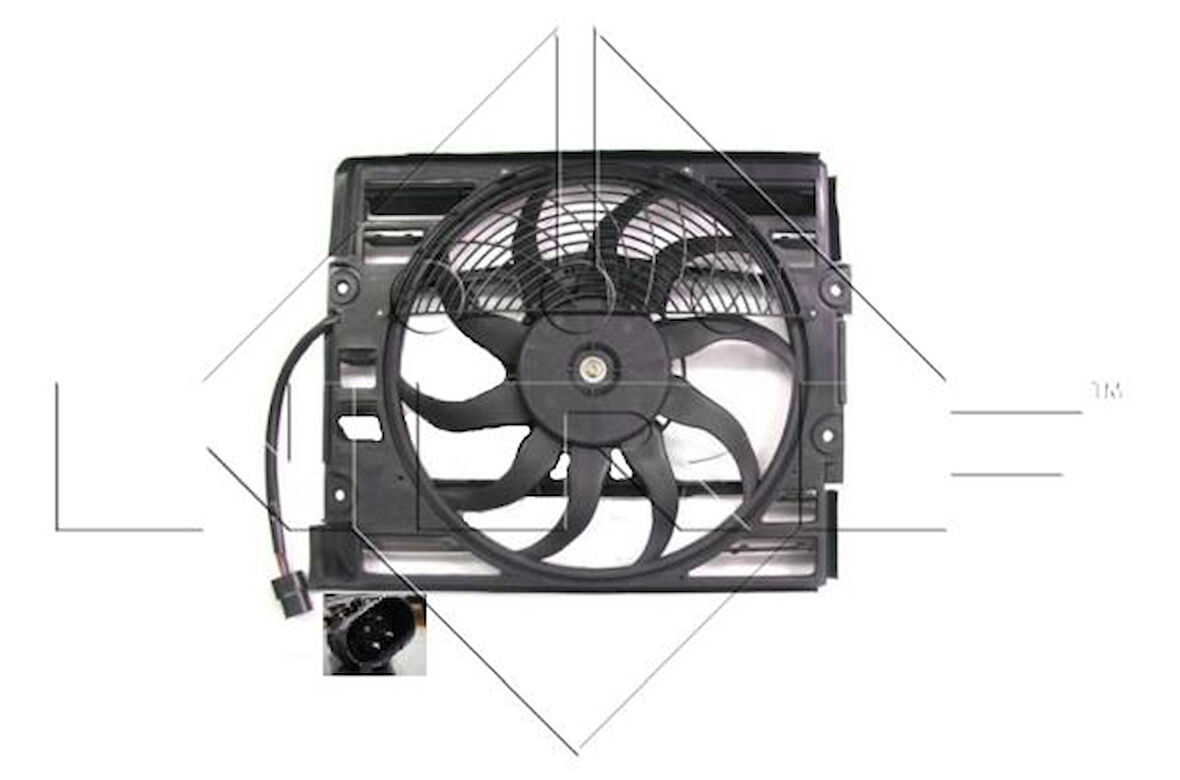 Bmw Komple Fan 4kutuplu 270 W Bmw E38 95>03 - Nrf 47214