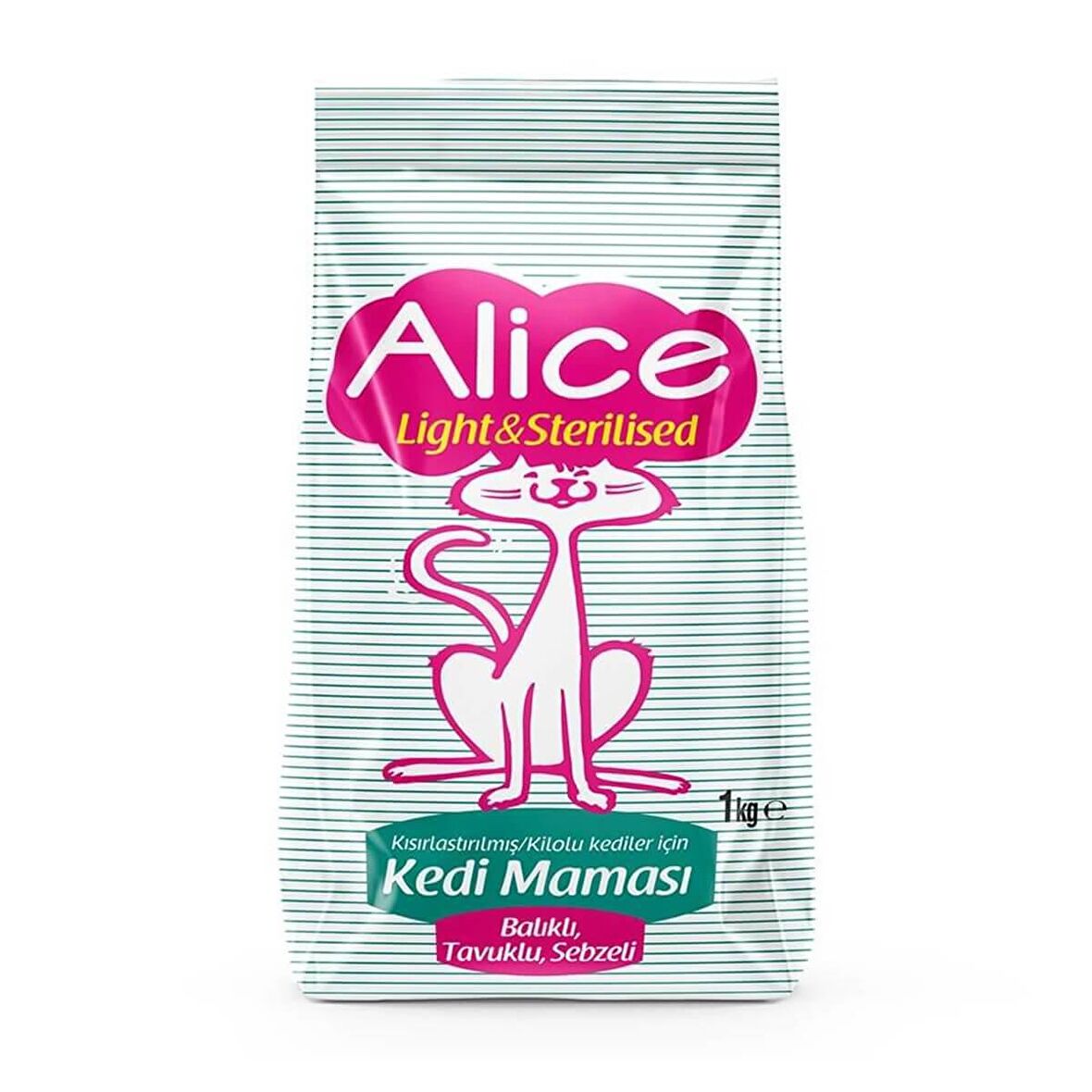 Alice Sterilised Tavuklu Balıklı Kısır Kedi Maması 1 kg