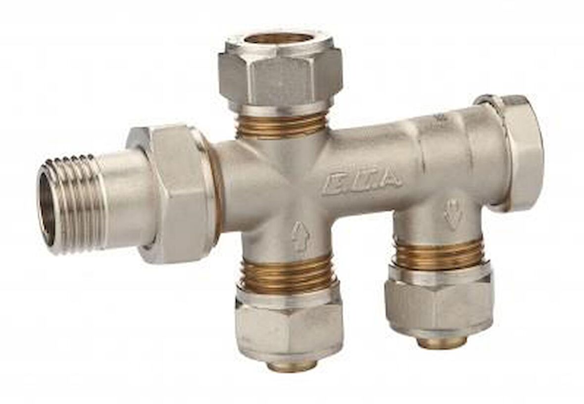 E.C.A 1/2" Kombine Radyatör Dönüş Valfi 102120038