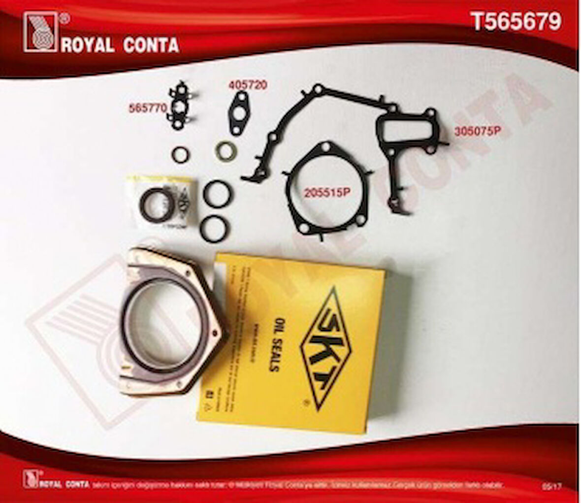 Fiat Alt Takım Contası Skt Keceli Bravo Doblo Linea 1,6 Multıjet Dizel - Royal T565679