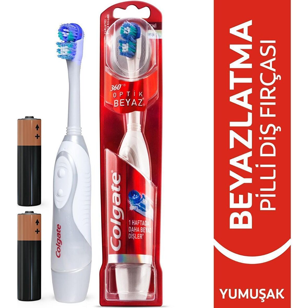 COLGATE DİŞ FIRÇASI 360 PİİLİ OPTIK WHİTE