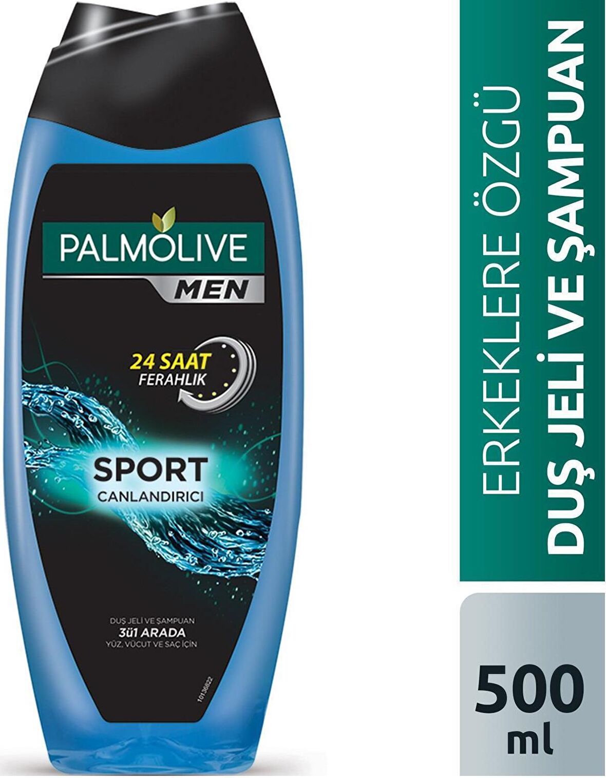 Palmolive Men Sport 3'ü 1 Arada Yüz,Vücut ve Saç için Duş Jeli ve Şampuan 500 Ml