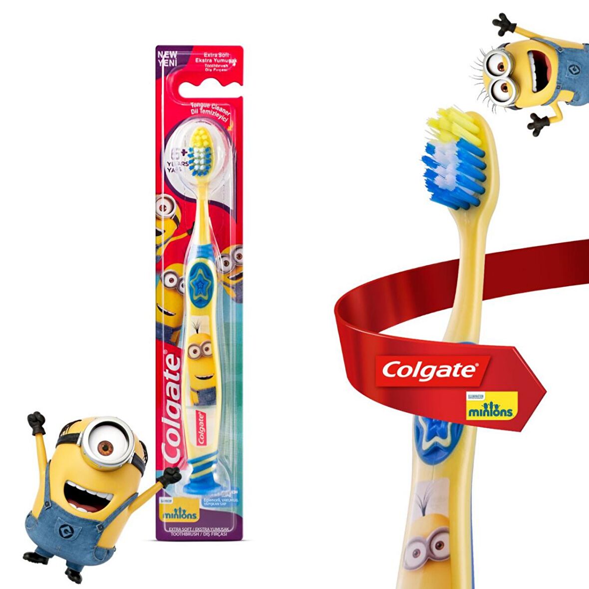 Colgate Minions 6+ Yaş Ekstra Yumuşak Çocuk Diş Fırçası