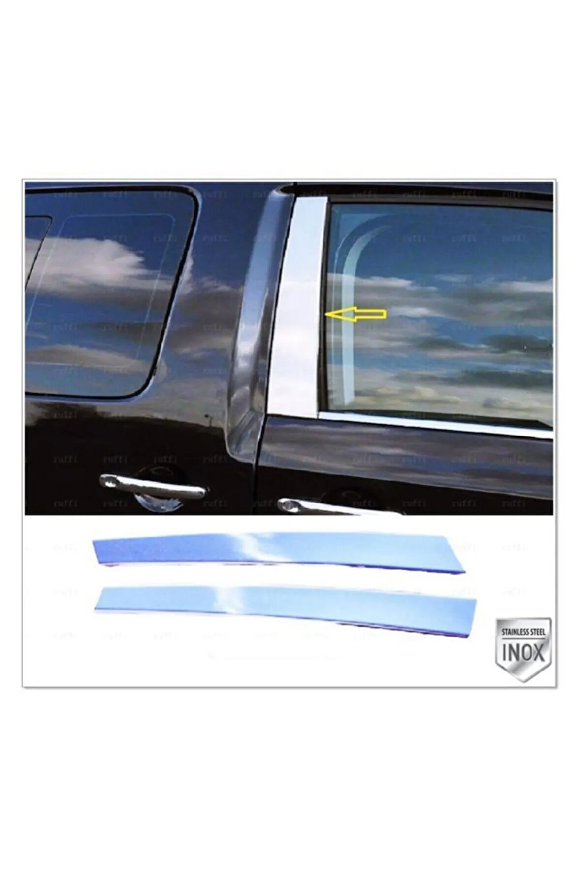 Vw Caddy Krom Kapı Direği 2 Prç. 2004-2015 P.çelik