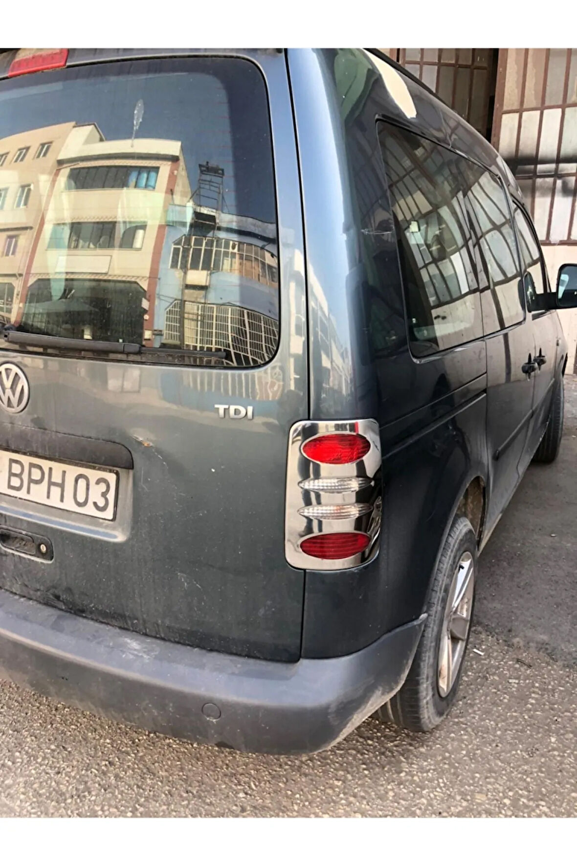 Vw Caddy Krom Stop Çerçeve 2 Prç. 2004-2015 Arası P.çelik