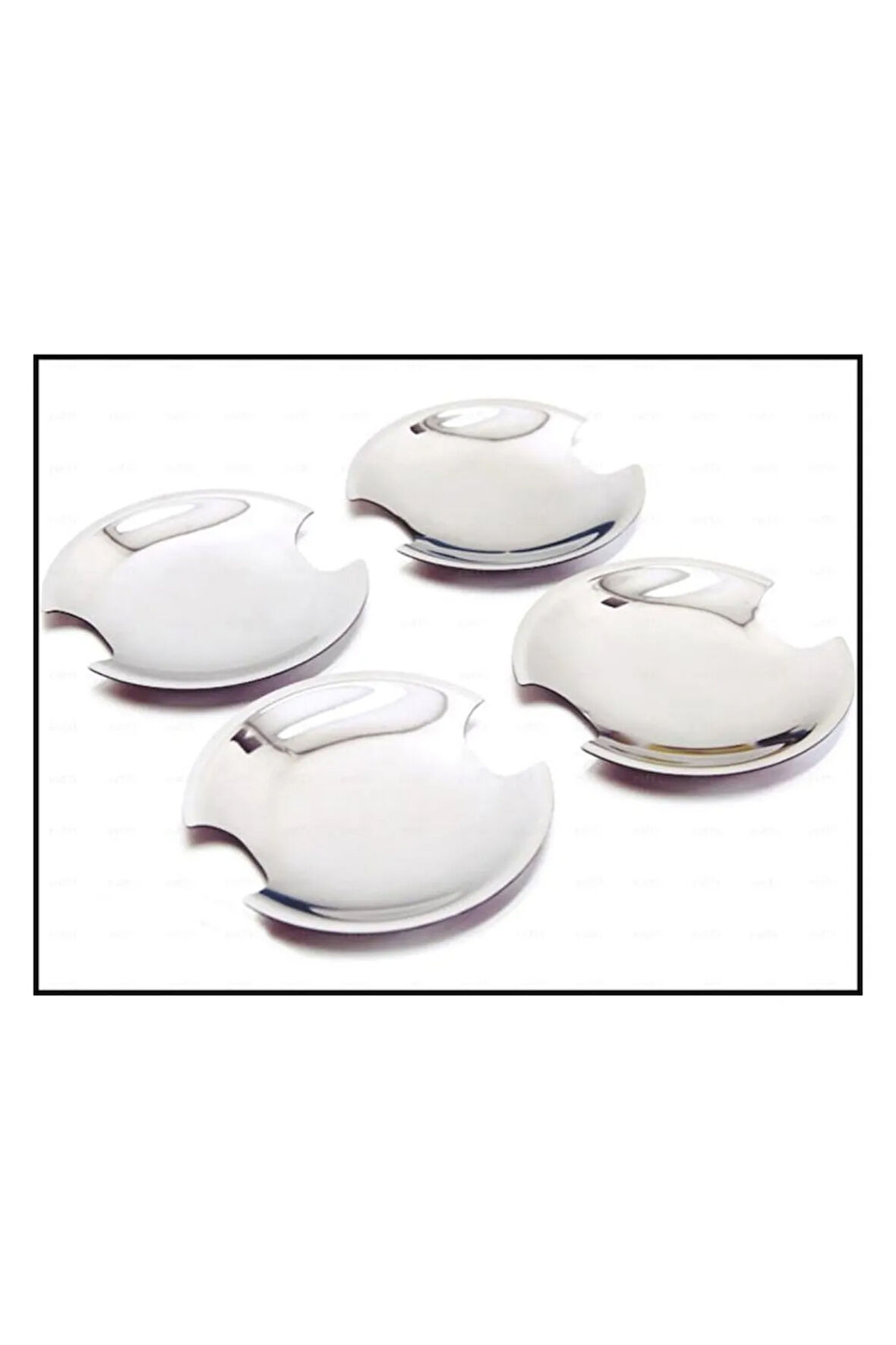 Vw Caddy Krom Kapı Kolu Tası 4 Kapı 2004-2015 Paslanmaz Çelik Uyumlu