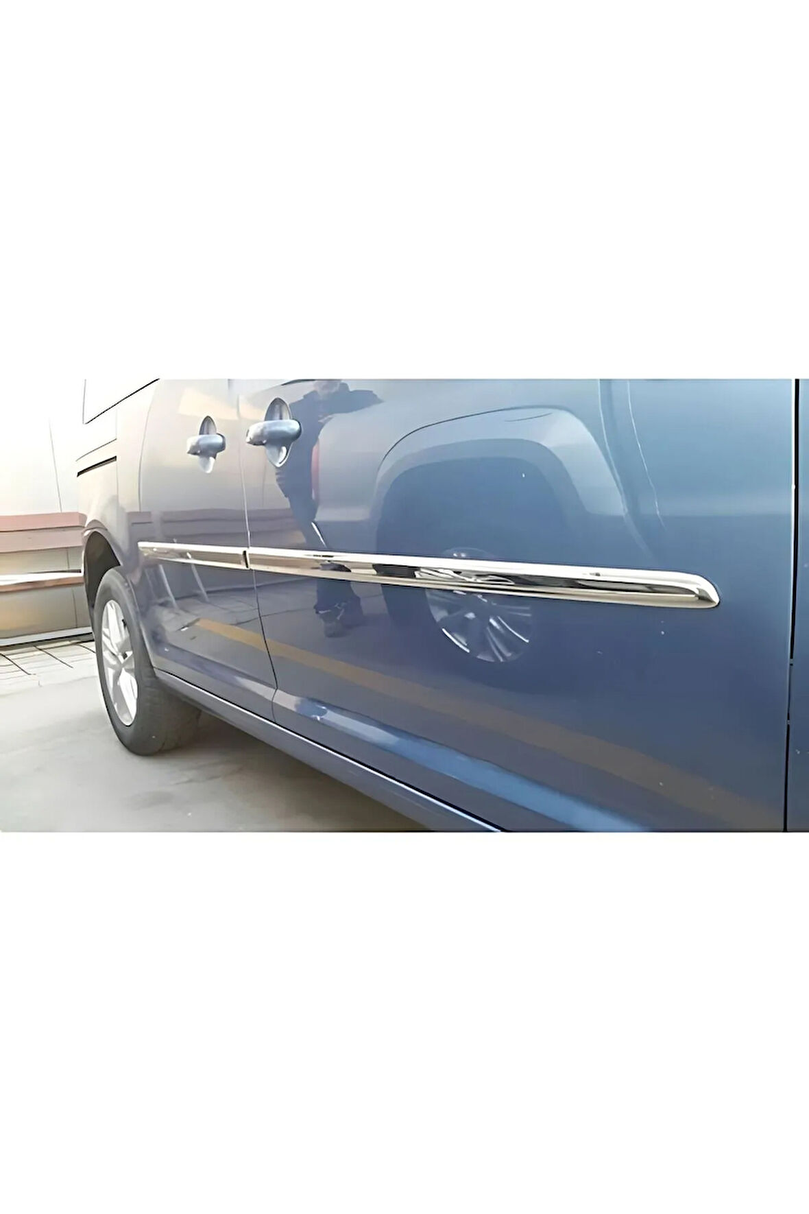 Vw Caddy Uyumlu Krom Yan Kapı Çıtası 4 Kapı 2015 Üzeri P.çelik