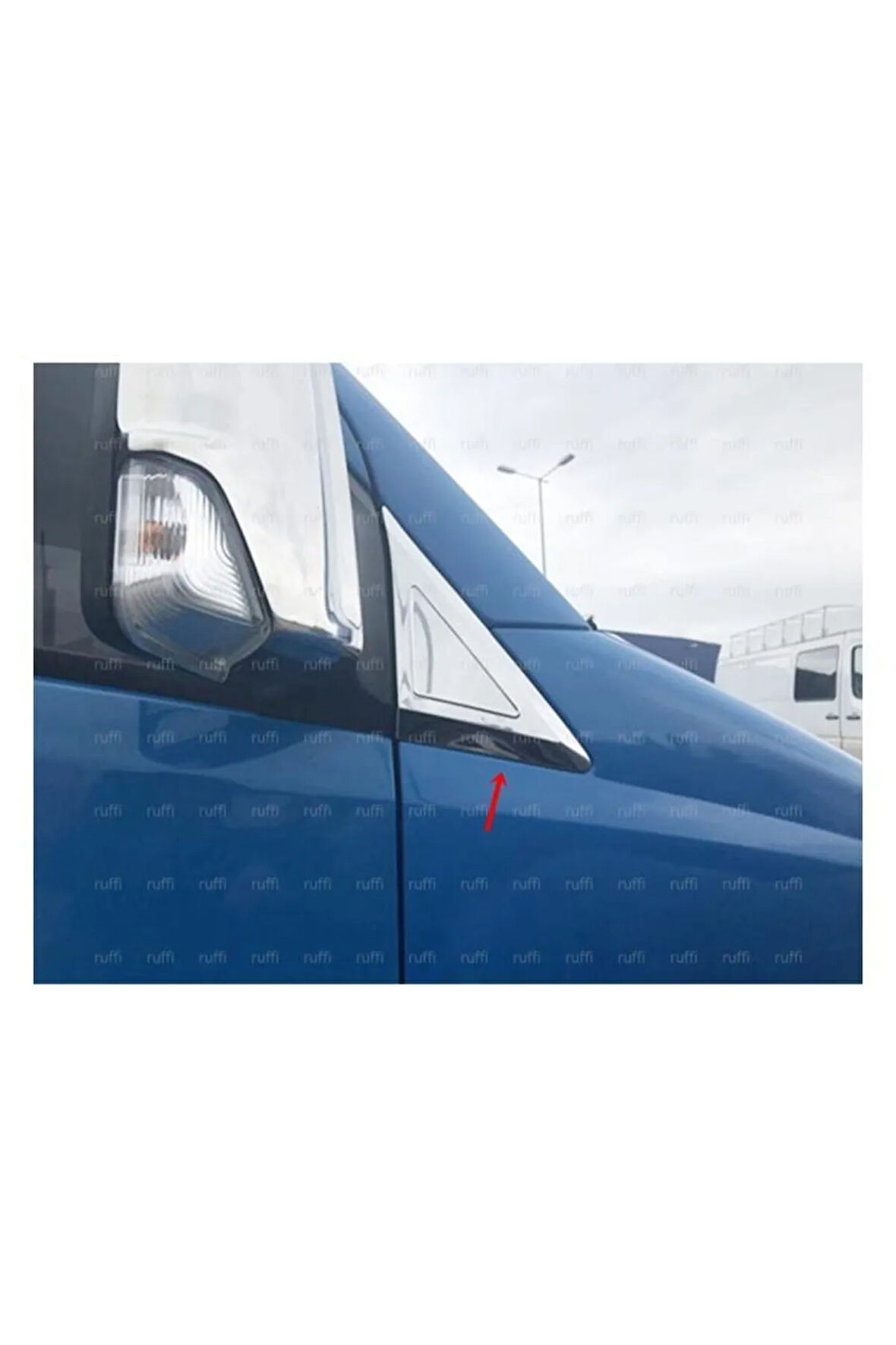 Vw Crafter Krom Kelebek Cam Nikelajı 2006-2012 P.çelik