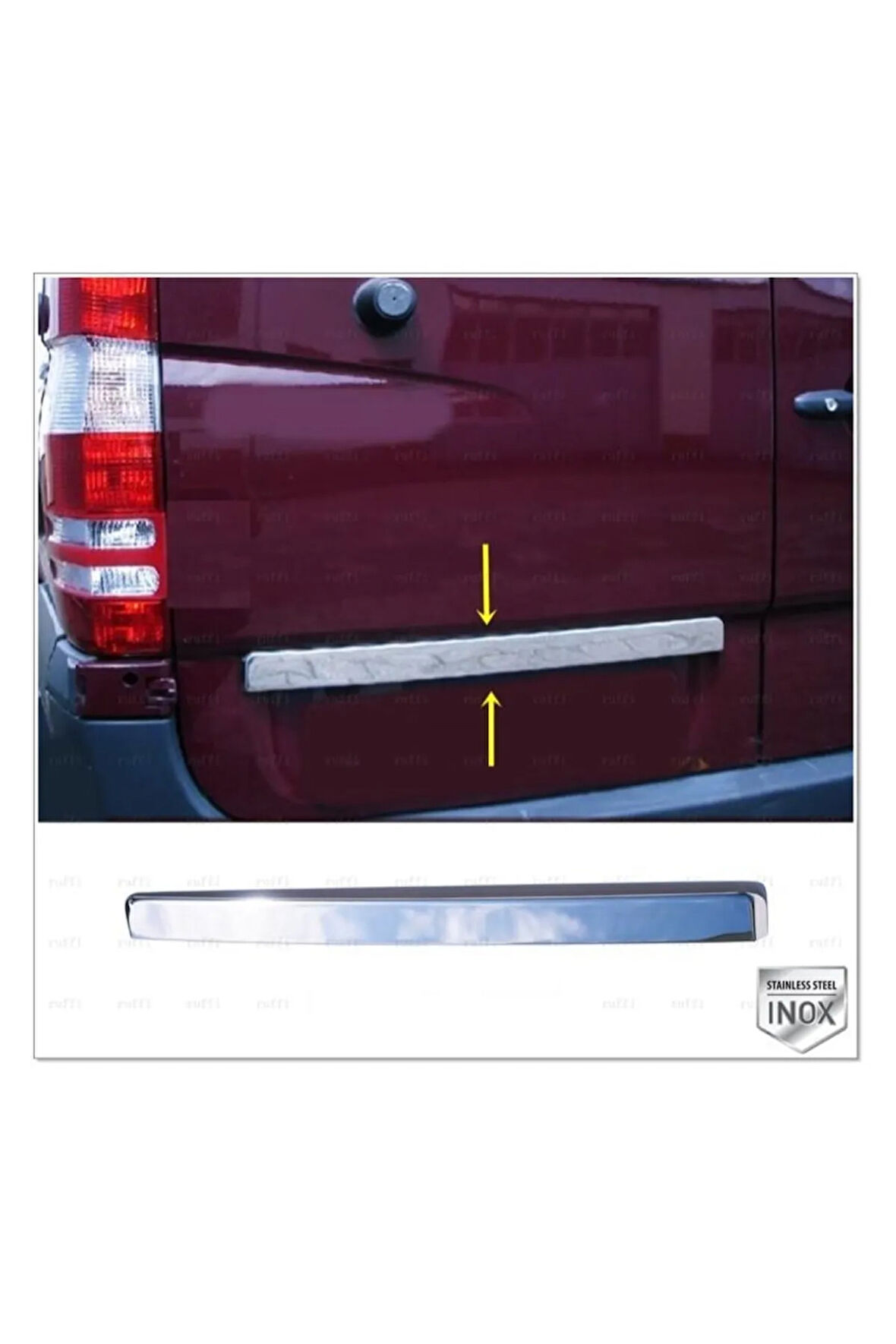 Vw Crafter Krom Bagaj Çıtası 2006-2016 P. Çelik