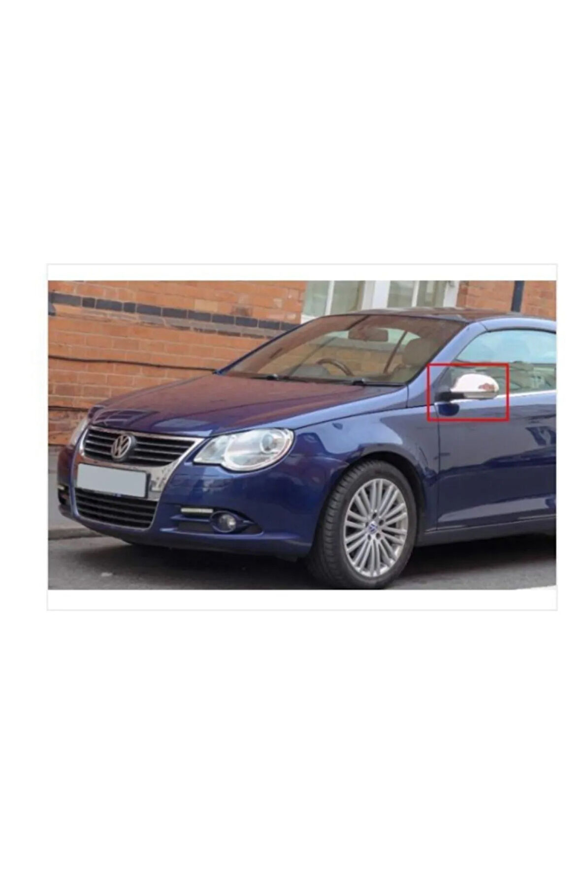 Vw Eos Krom Ayna Kapağı 2 Parça 2006-2009 Arası Paslanmaz Çelik