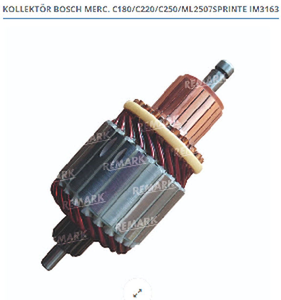 Unıversal Marş Kollektörü Bosch Merc. C180/c220/c250/ml2507sprinter 210 16 Diş - Remark-İm3163