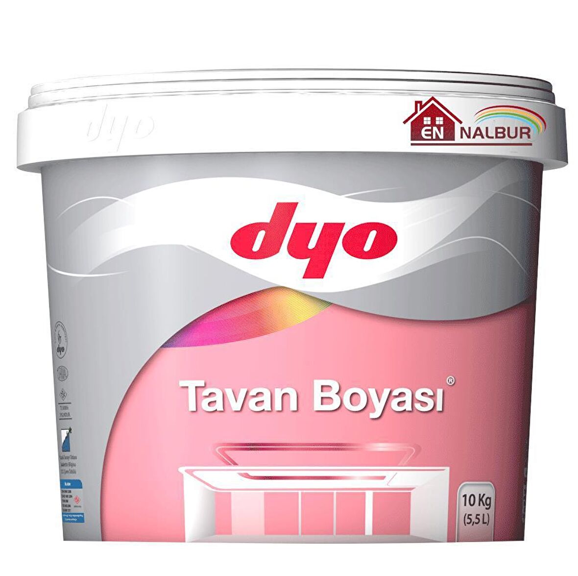 DYO TAVAN BOYASI BEYAZ 10 KG