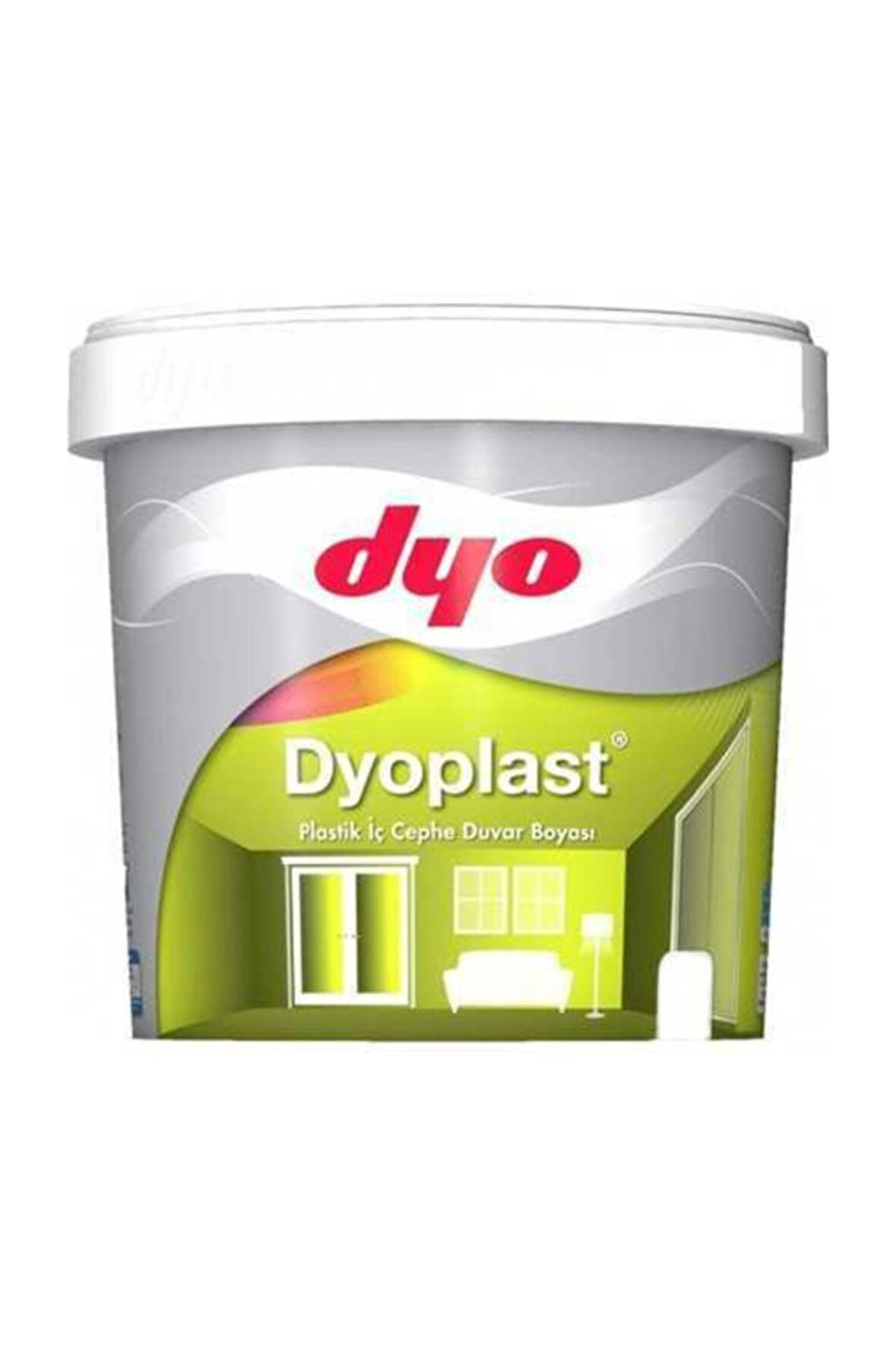 Dyoplast Plastik İç Cephe Boyası Beyaz 15 Lt