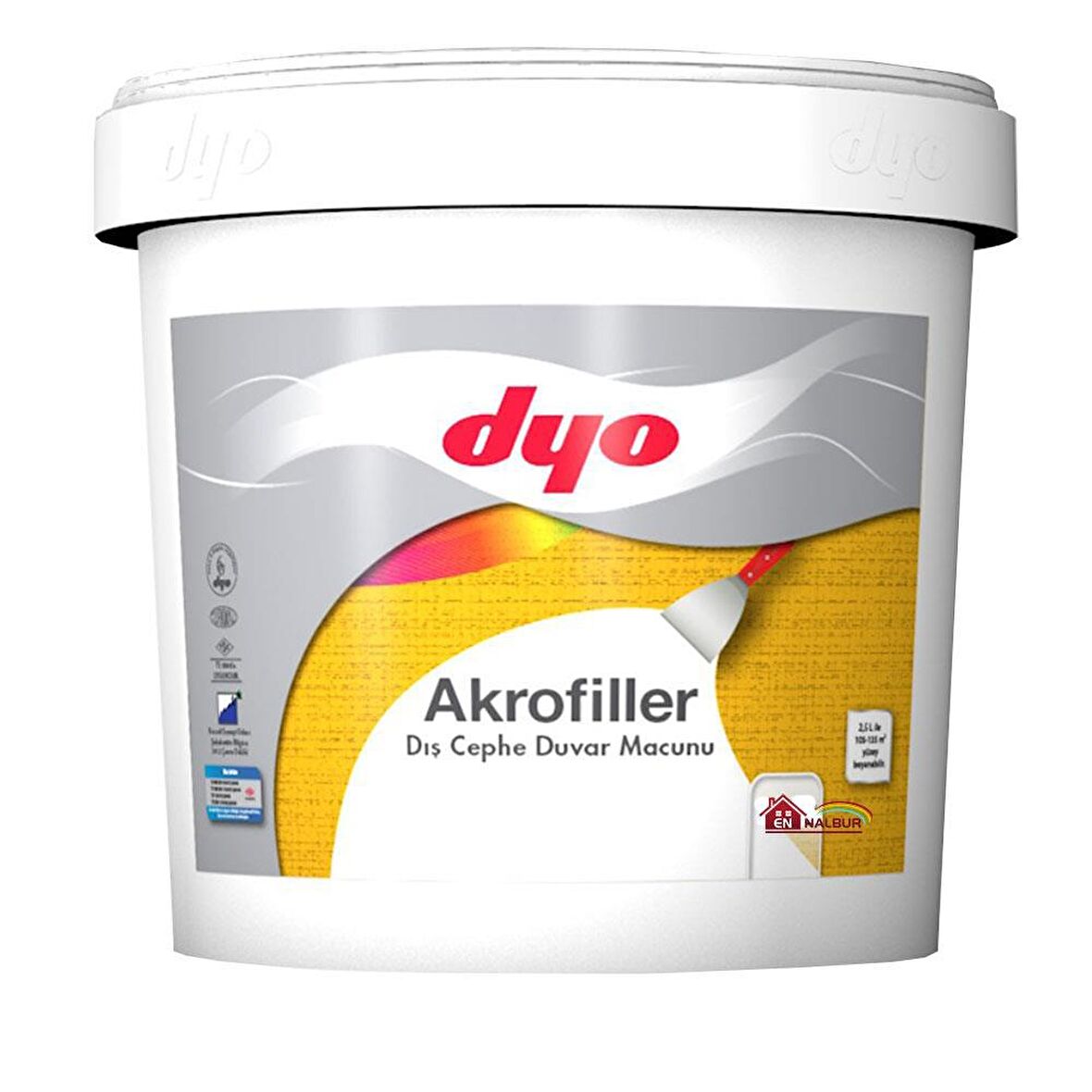 DYO AKROFİLLER DIŞ CEPHE MACUNU 4,5KG