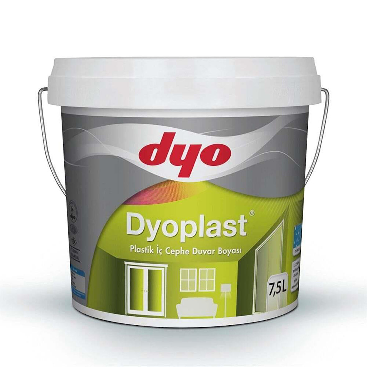 Dyo Dyoplast Plastik İç Cephe Boyası 7.5 Lt Beyaz