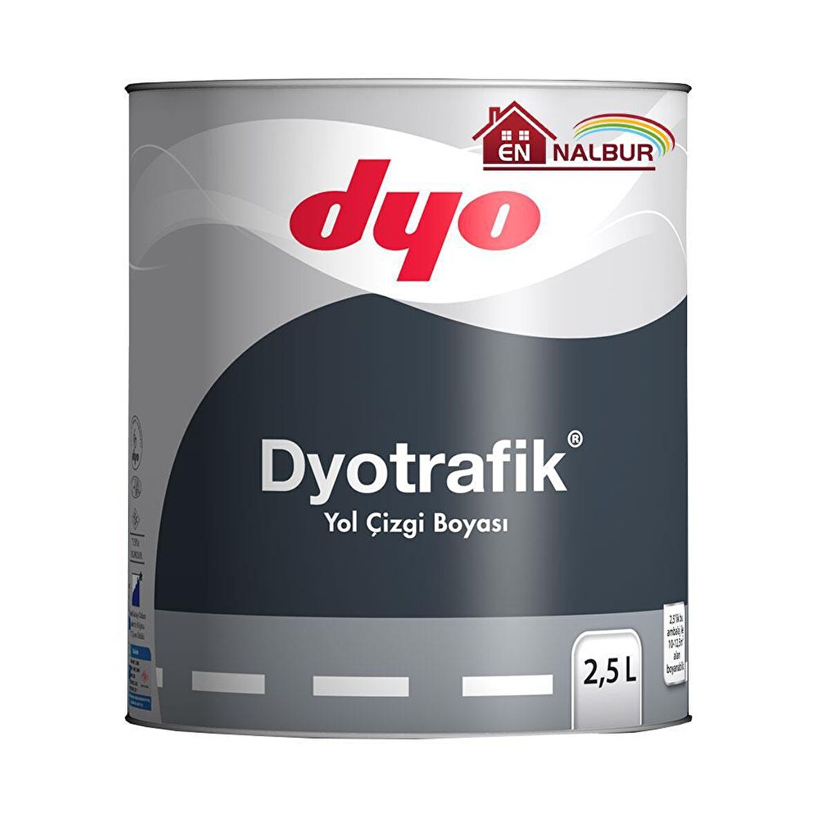 DYO TRAFİK YOL ÇİZGİ BOYASI 2,5 LT SARI