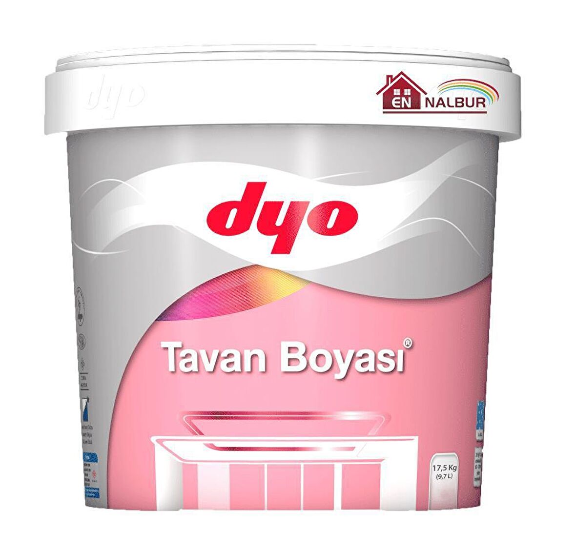 DYO TAVAN BOYASI BEYAZ 17,5 KG