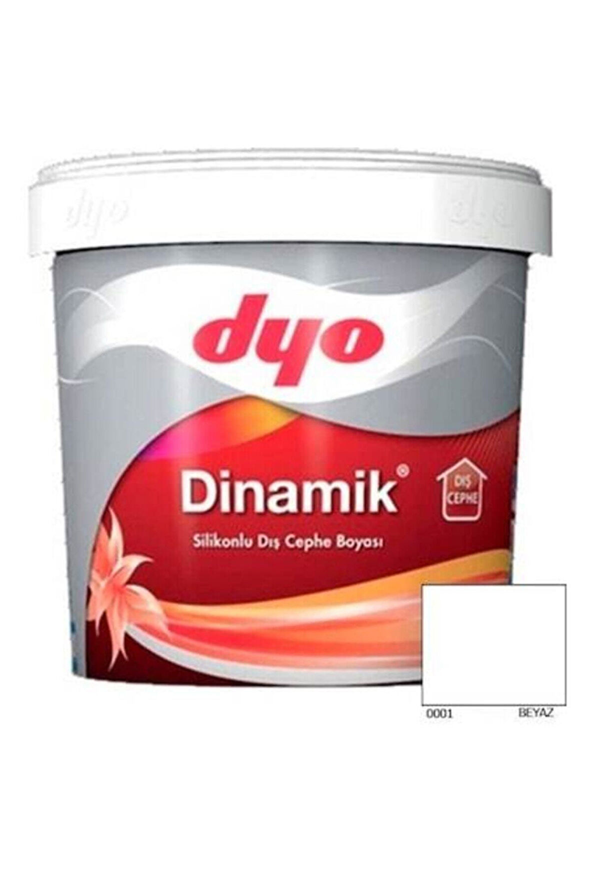 Dyo Dinamik Dış Cephe Boyası 2,5 Lt Beyaz 0001