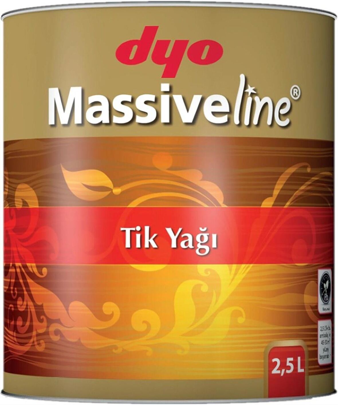 DYO MASSİVELİNE TİK YAĞI 2,5 LT