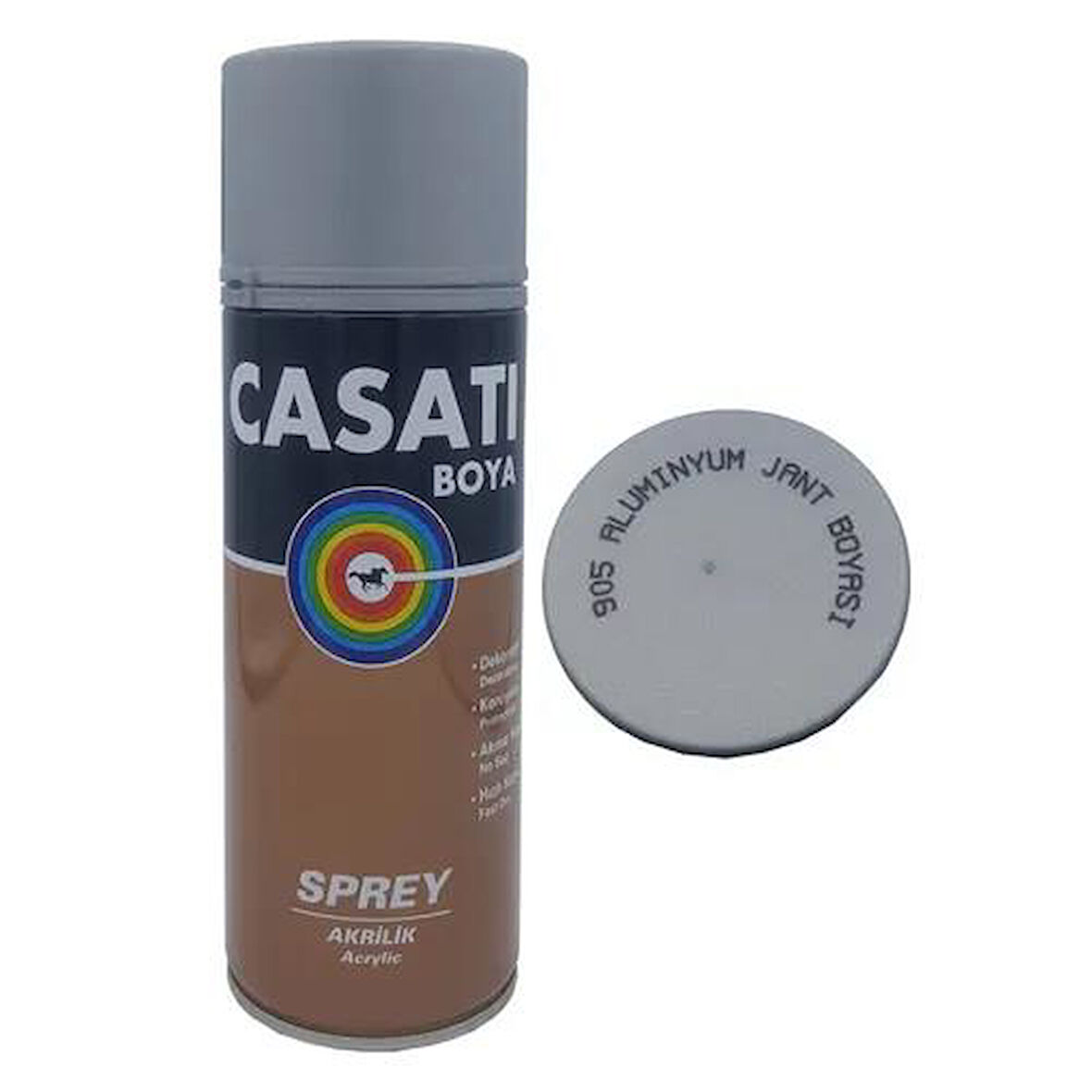 Casati Akrilik Sprey Boya 400 ML S905 Alüminyum Jant