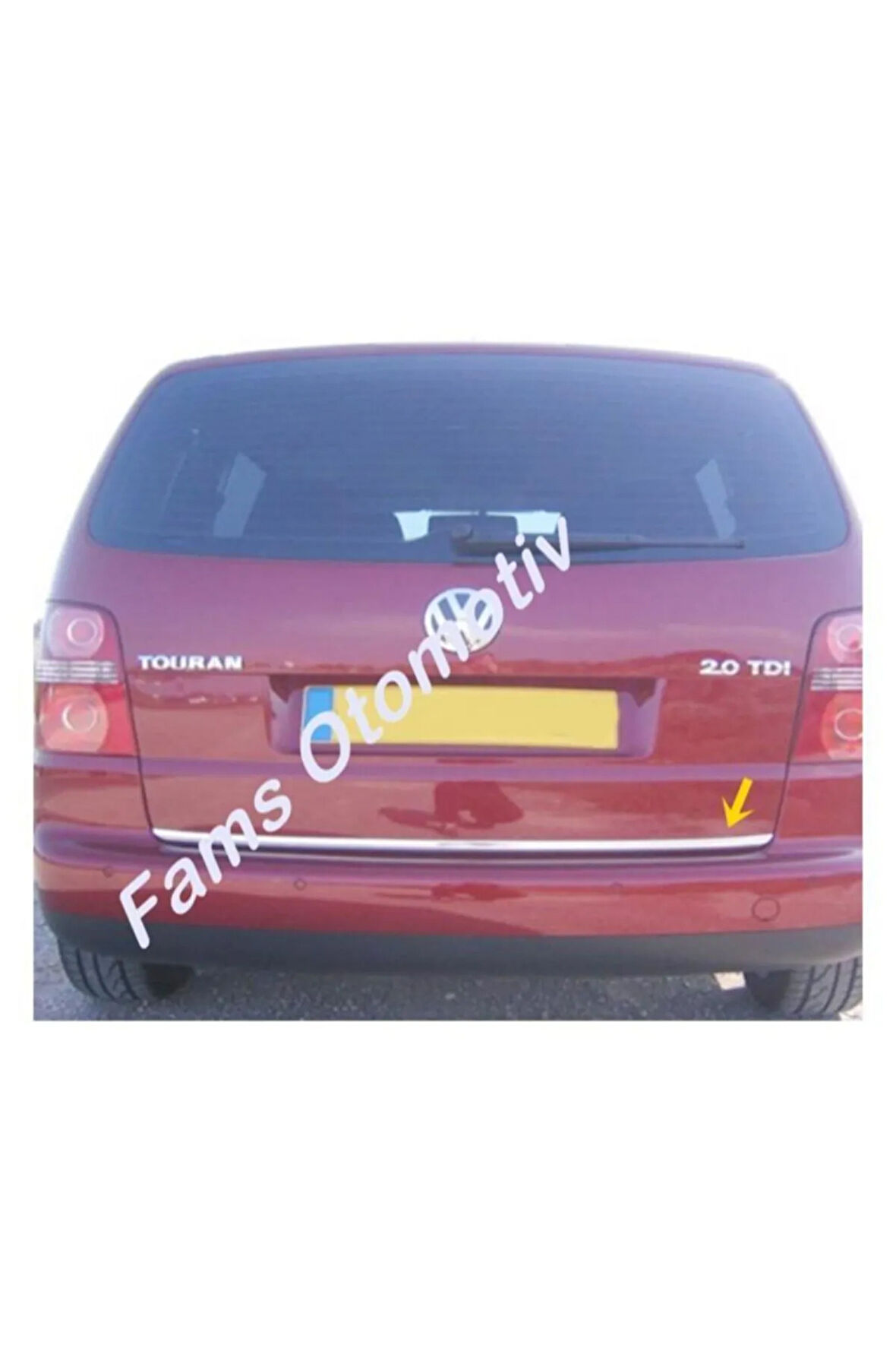Vw Touran Krom Alt Bagaj Çıtası 2003-2009 Paslanmaz Çelik