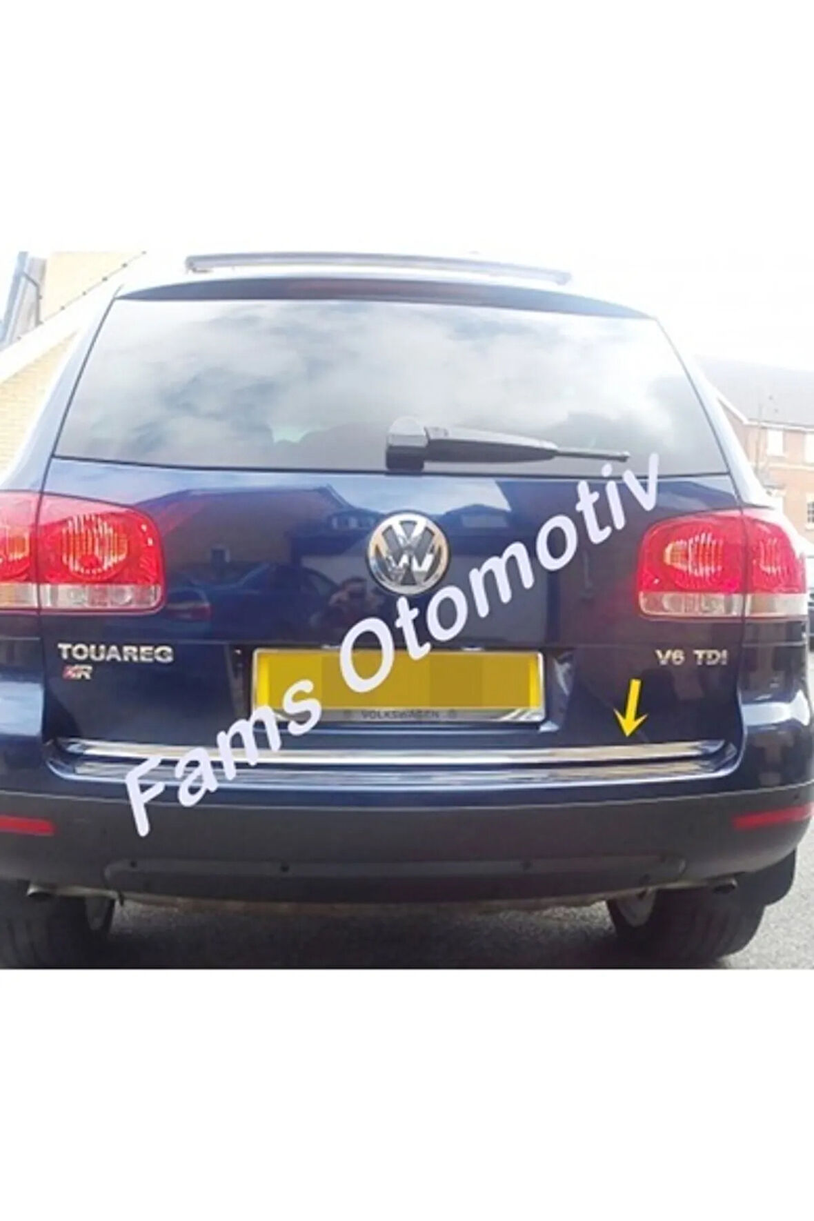 Vw Touareg Krom Alt Bagaj Çıtası 2002-2010 P. Çelik Uyumlu