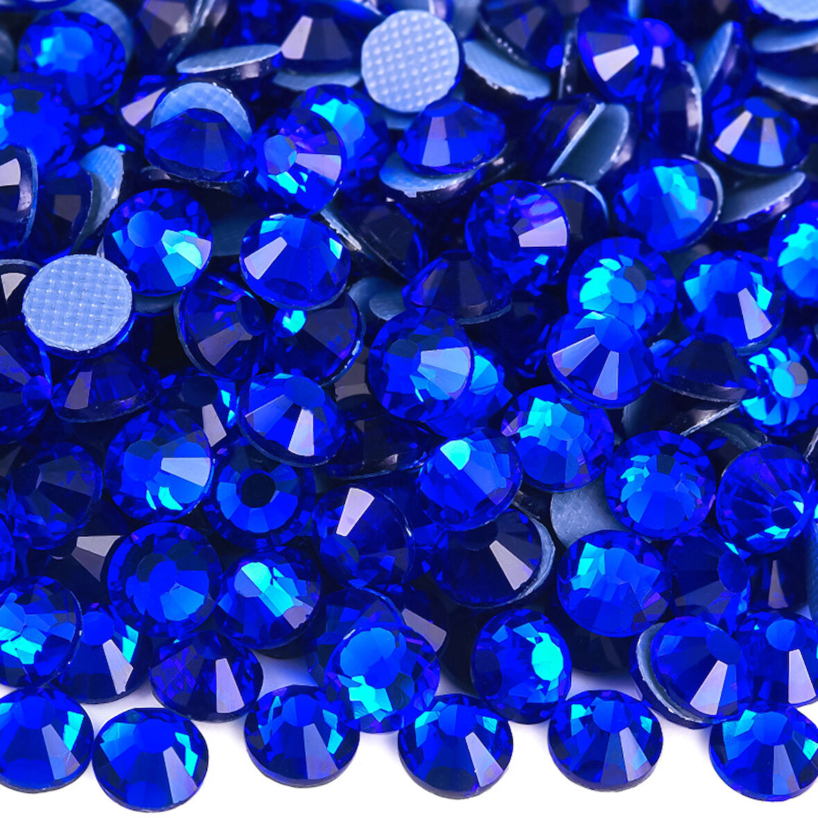 Gymo Premium Ütü İle Yapışan (Hotfix) Kristal Taş SS16 (3.8-4mm) Sapphire (720 Ad)