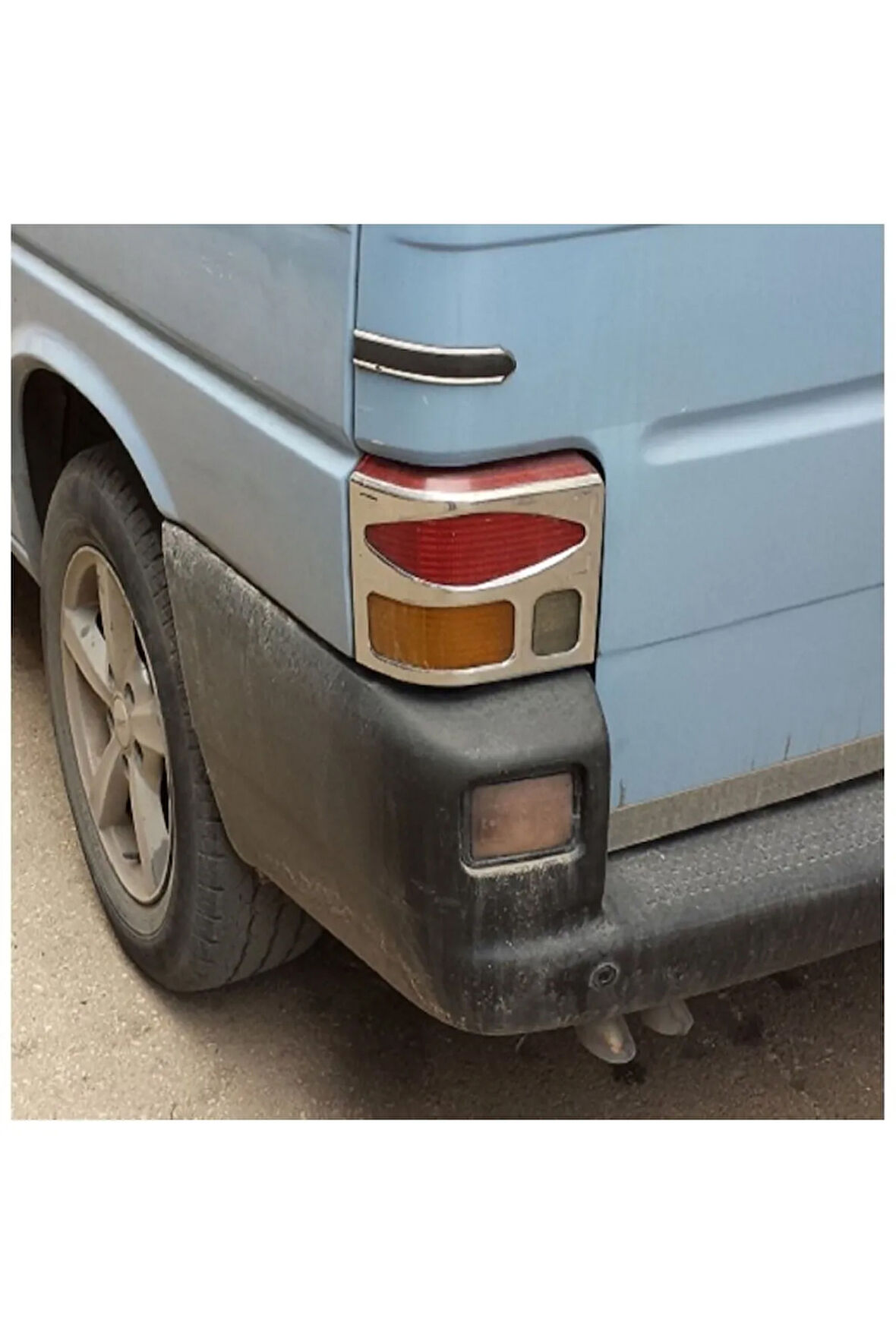 Vw T4 Transporter Krom Stop Çerçeve 2 Parça 1995-2003 Arası Paslanmaz Çelik Uyumlu
