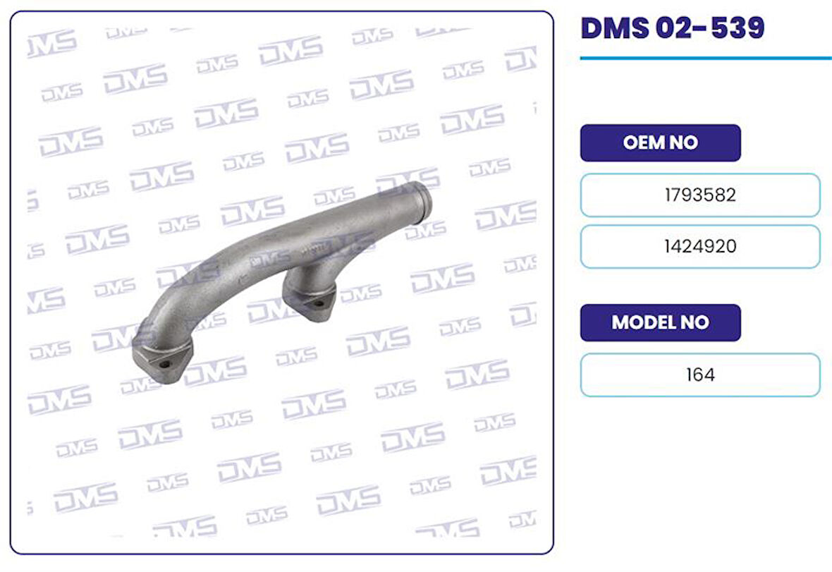 Scanıa Truck Egzoz Manıfoldu Arka Dirsek  Scanıa P G R T 164 - Demosan 02-539