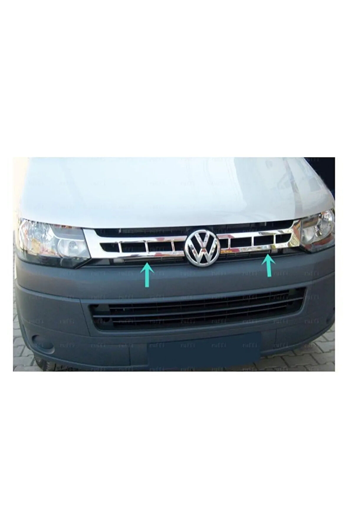 Vw T5 Caravelle Krom Ön Panjur 2 Prç. 2010-2015 P. Çelik