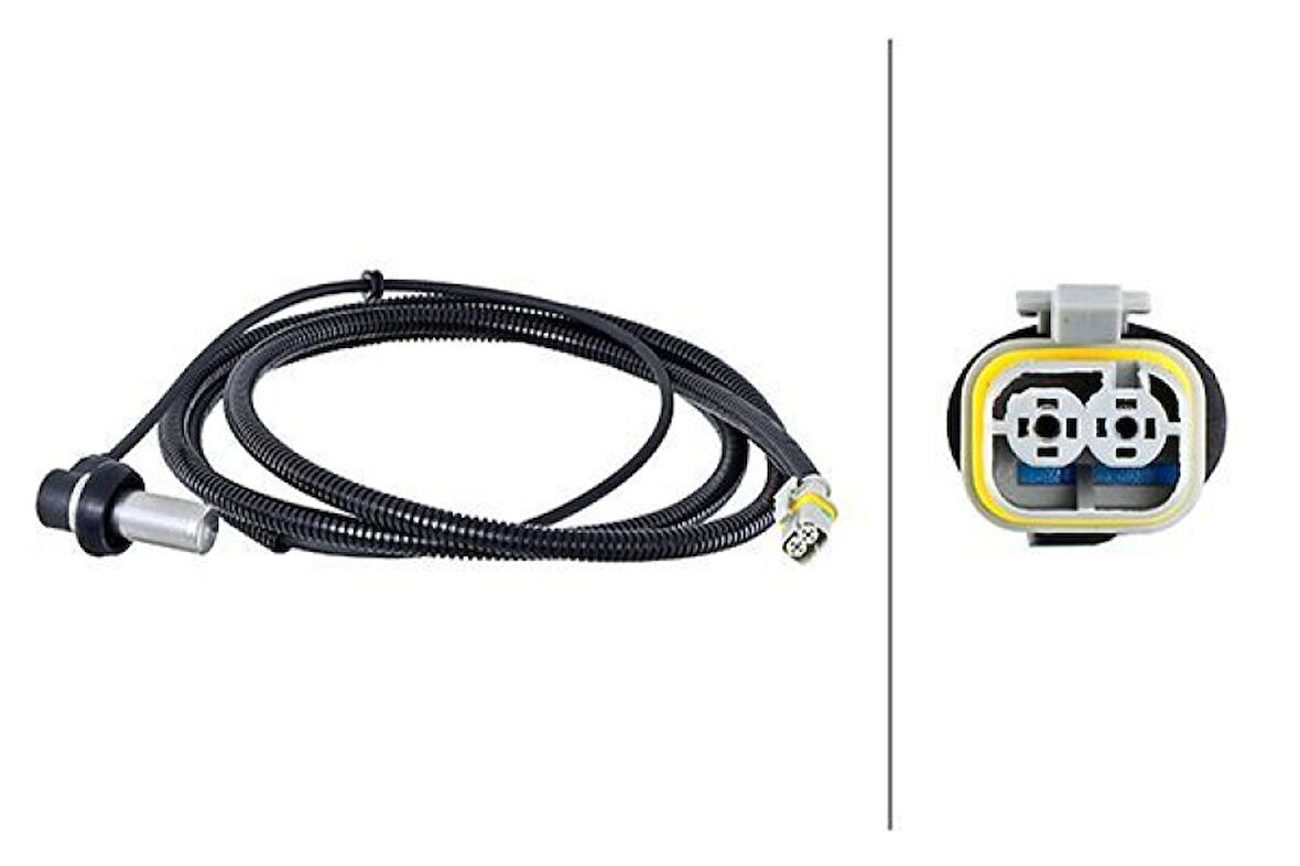 Man Truck Abs Sensoru Arka Sol L Tip Uzun Man Tga 00> Tgx Tgs 07>  2150 MM - Hella 6pu230048-421