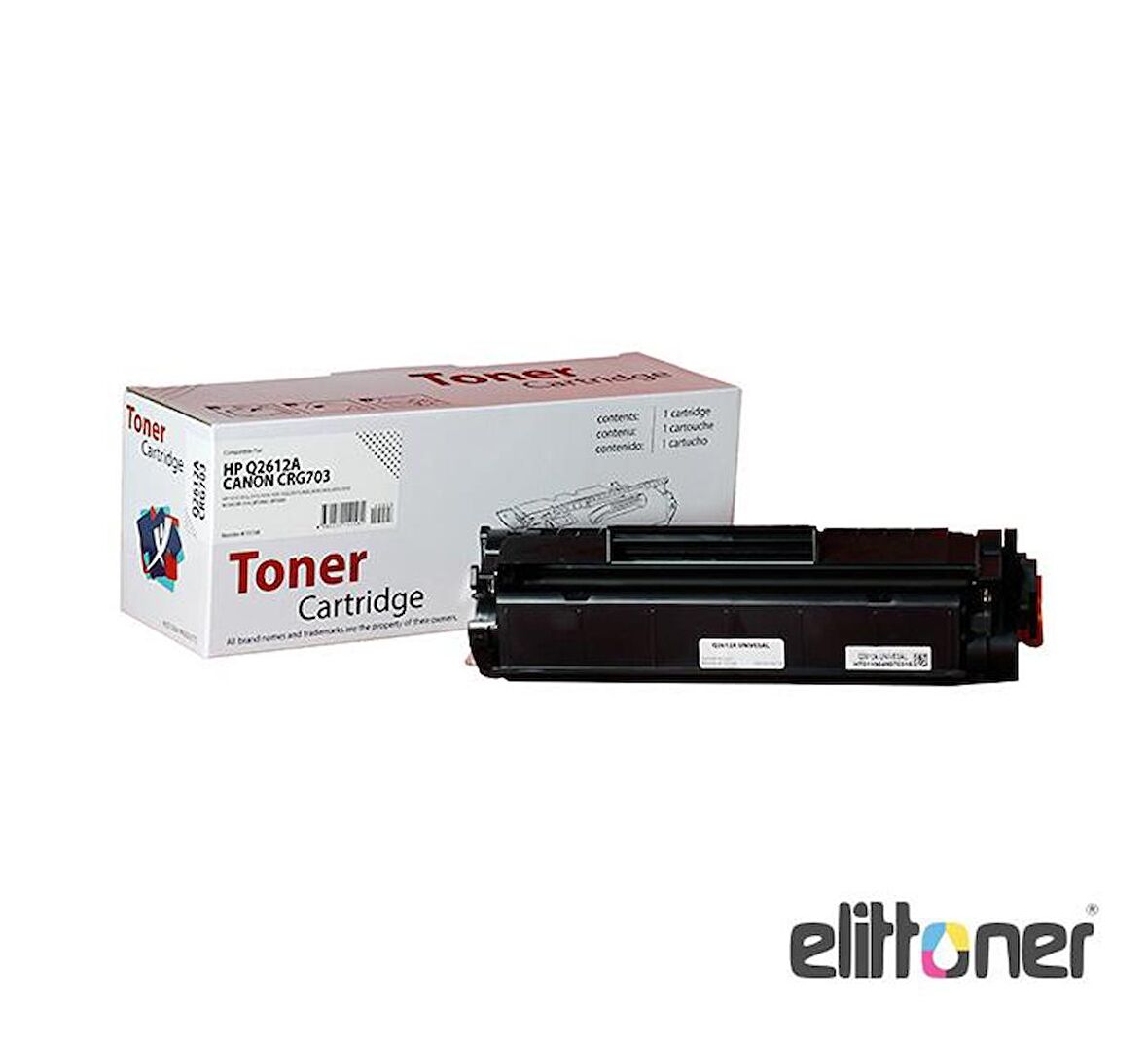 Elittoner HP Q2612A & Canon CRG-703