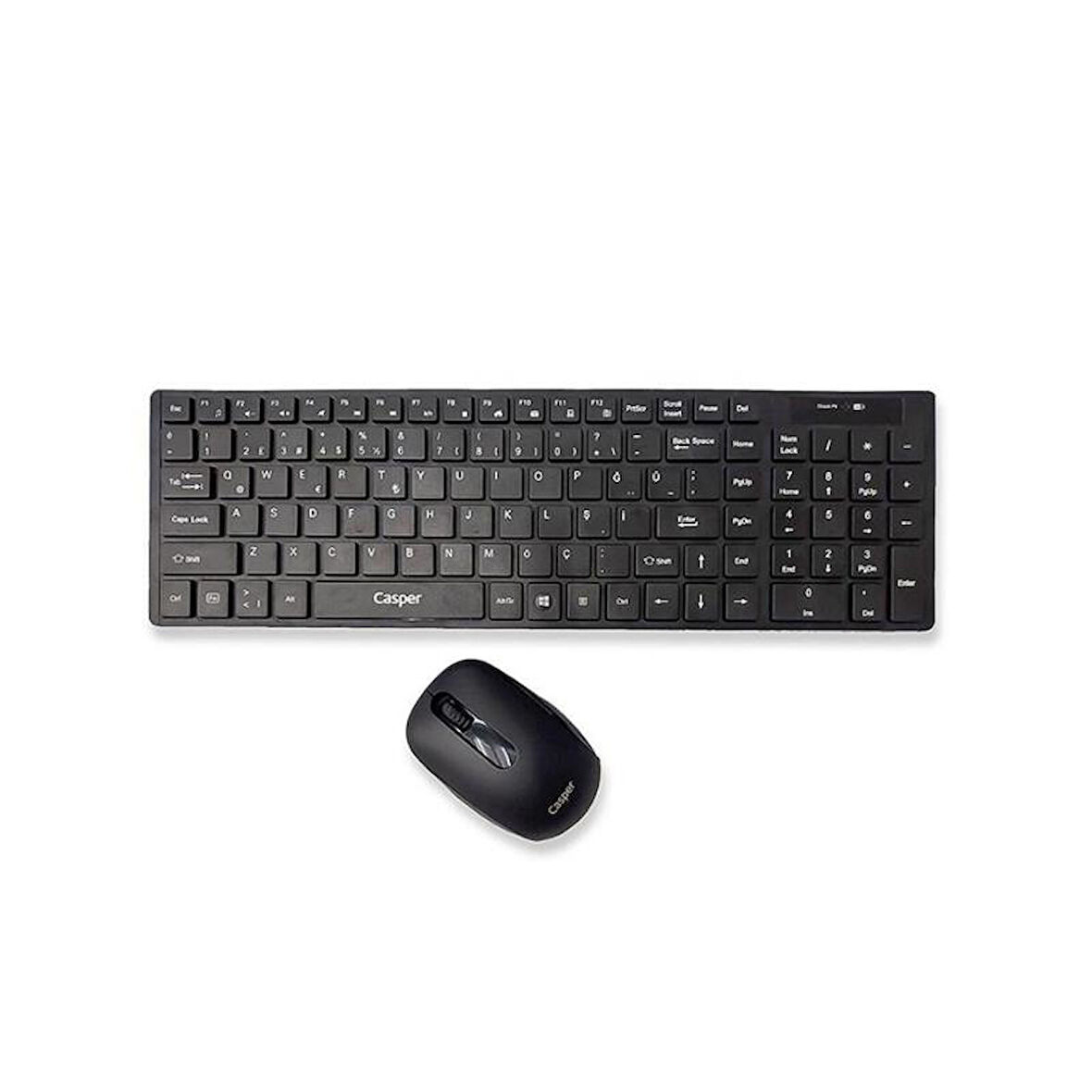 Casper Kablosuz Klavye Mouse Set Siyah USB, SK.CS-AX7900-W