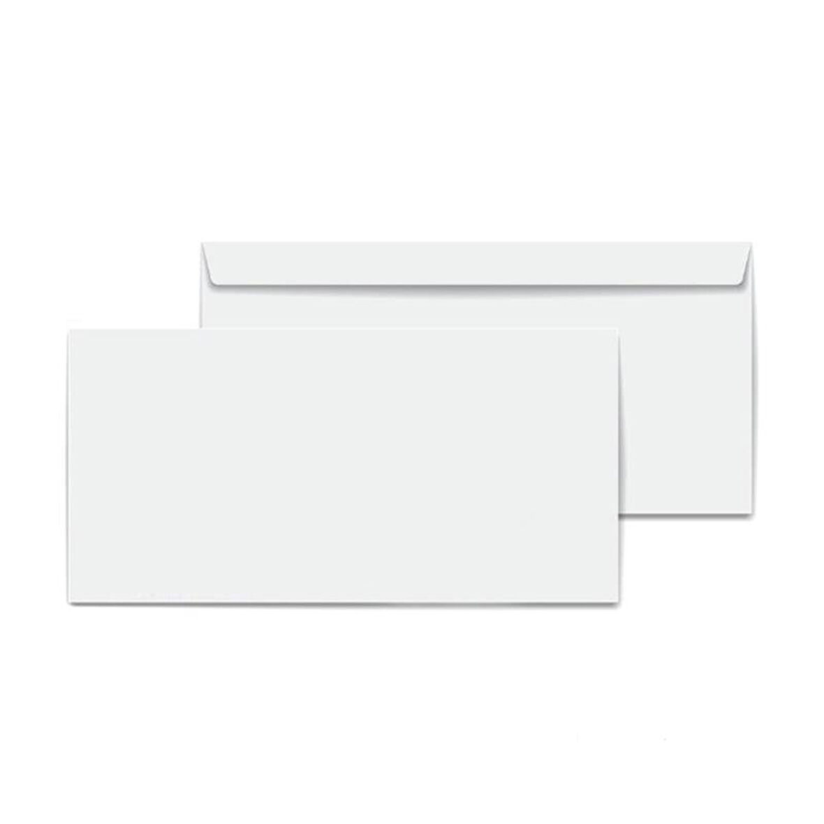 Elitstore Diplomat Zarf Beyaz Penceresiz 90 gr. 10.5 cm x 24 cm 100'lü Paket