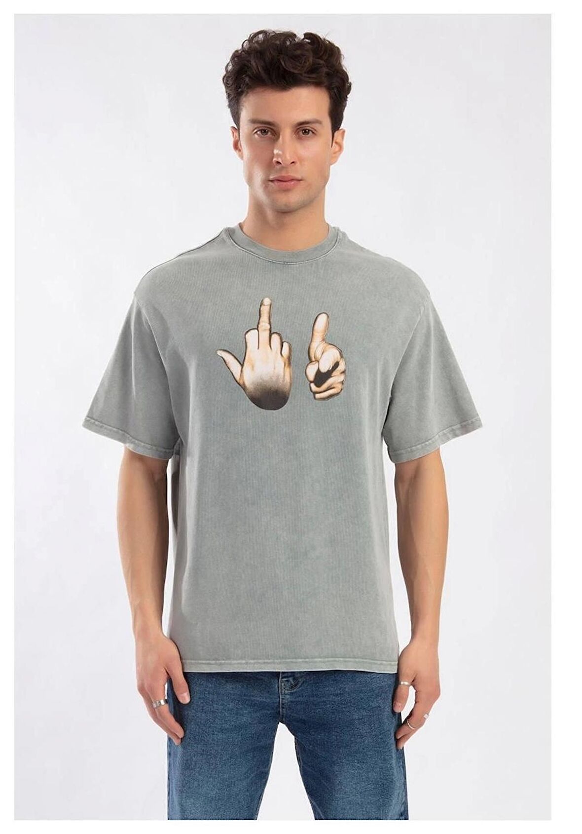 Catch Yeni Sezon Gri T-Shirt