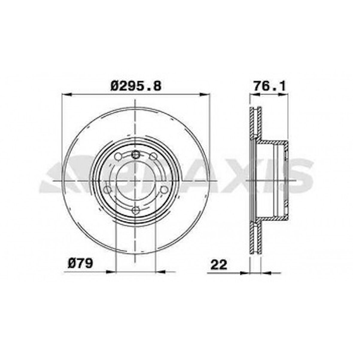 Bmw Fren Diski On Bmw E39 96>03 - Braxıs Ad0184