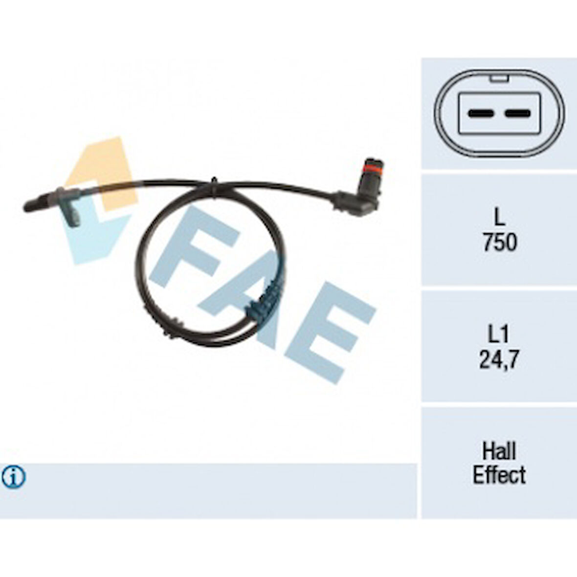 Mercedes Abs Sensoru On Glk-Class X204 4-Matic 08>15 - Fae 78210