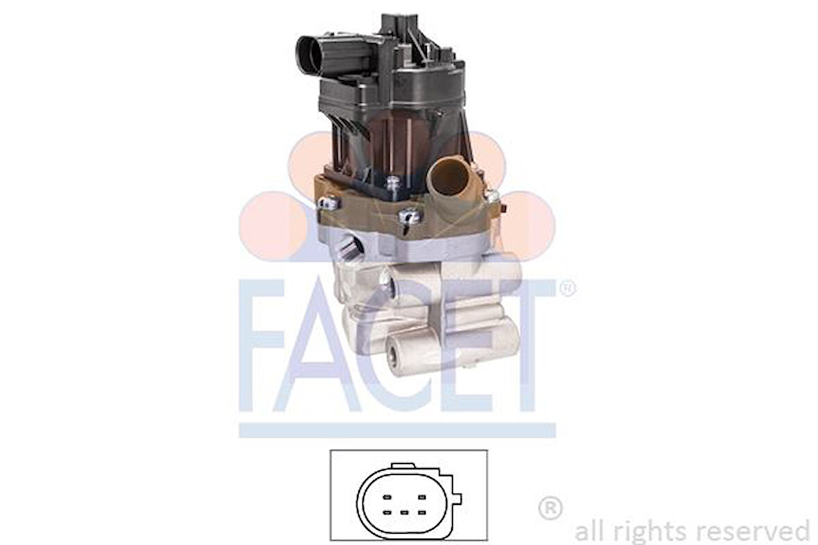 İveco Ticarı Egr Valfı İveco Daıly V 35s14 16> F1a E6 - Facet 23.0123