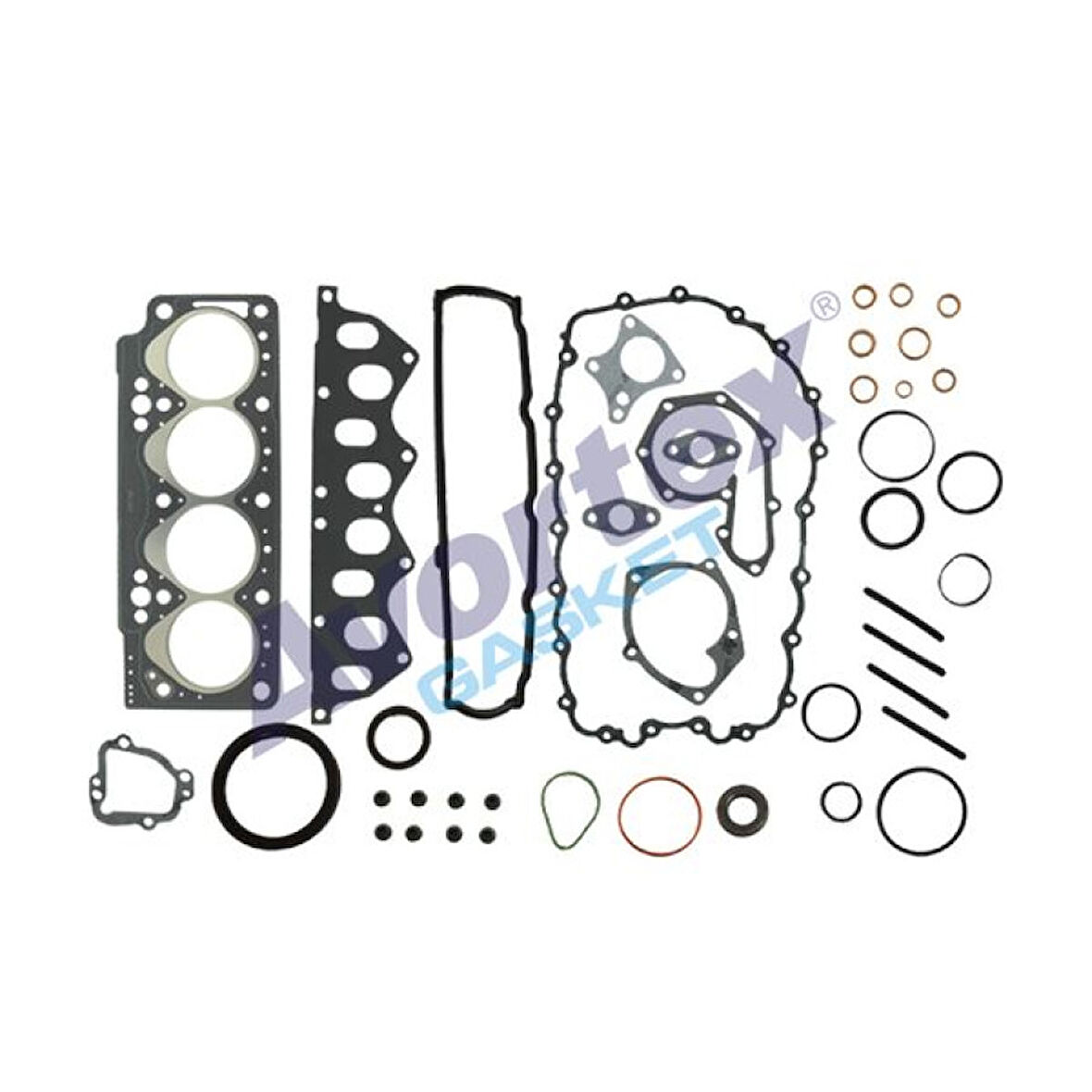 Renault Motor Full Takım Conta Skcli Viton Keceli (3d) Subap Lastıklı Kangoo Trafıc Megane 1,9 F8q - Avortex 490