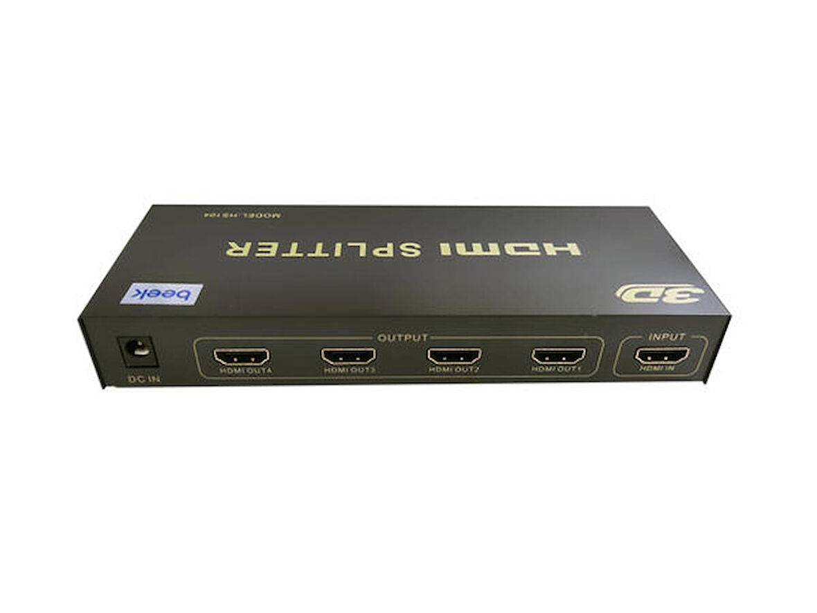 Beek BS-VSP-HA04 1 Giriş 4 Port Çıkış 1080i 1080p HDMI 1.4 4K HDMI Görüntü Çoklayıcı Spriter