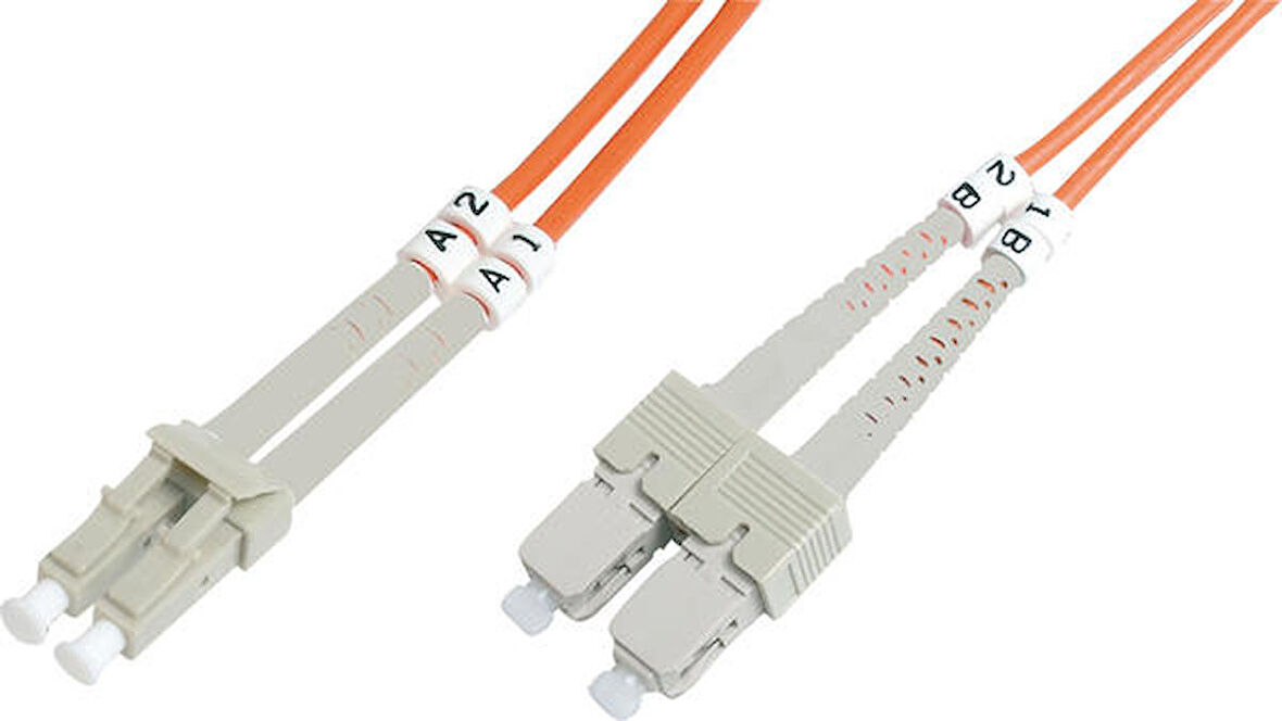 Beek BC-FO-6LCSC-10 10 Mt LC-SC 62.5/125 OM1 Multimode Duplex Patch Cord Kablo