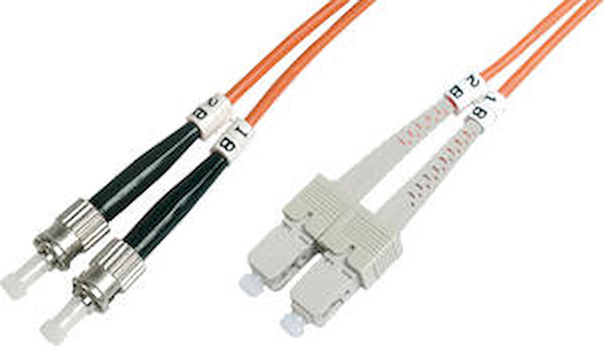 Beek BC-FO-5STSC-03 3 Mt ST-SC 50/125 OM2 Multimode Duplex Patch Cord Kablo