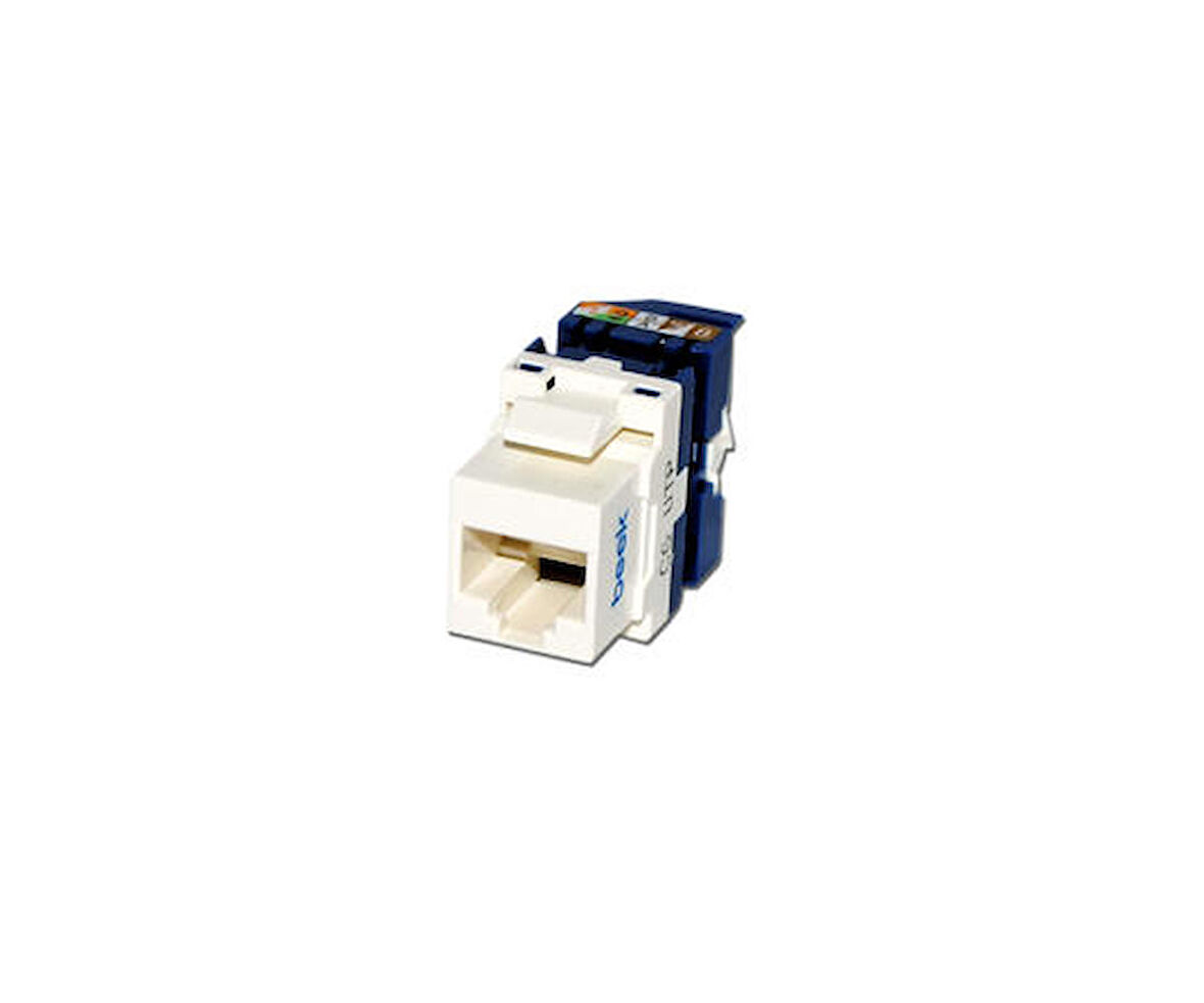 Beek BN-KJ6-U1 CAT6 Jack Zırhsız Utp Tipi Rj45 Aletsiz Sonlandırma Keystone Jack