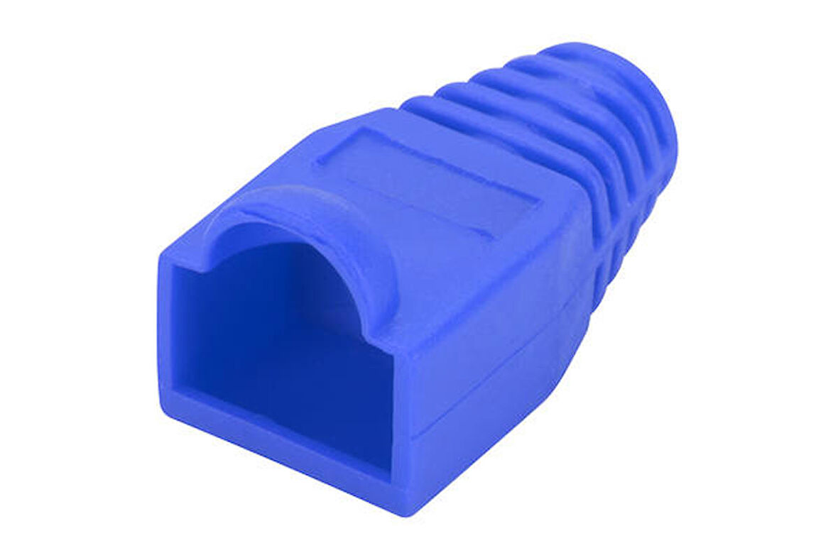Beek BN-BOOT-CAT6B CAT6 CAT5E Mavi RJ45 100 lü Paket Koruma Kılıfı