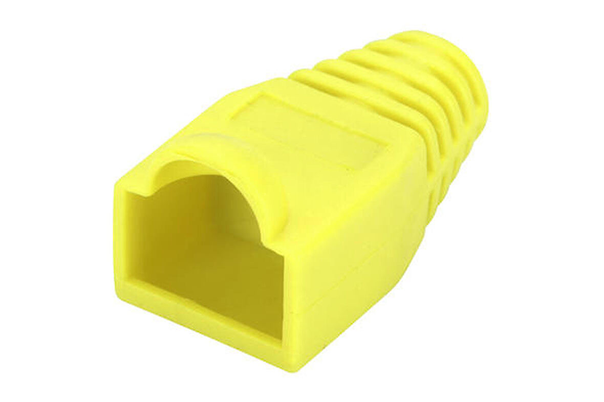 Beek BN-BOOT-CAT6Y CAT6 CAT5E Sarı RJ45 100 lü Paket Koruma Kılıfı