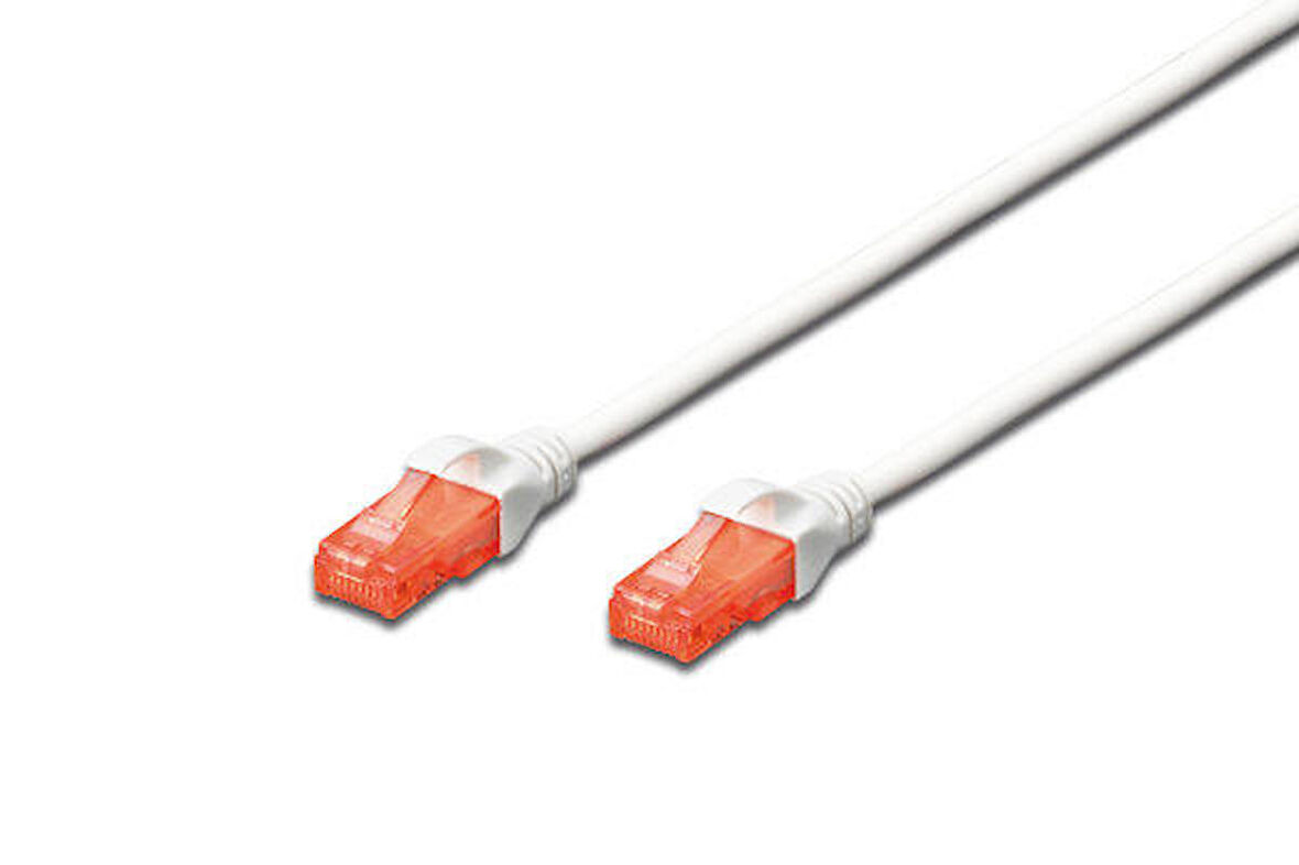 Beek BC-U6005W 0.50 Mt Cat6 U-UTP AWG26 LSZH Beyaz Patch Cord Kablo