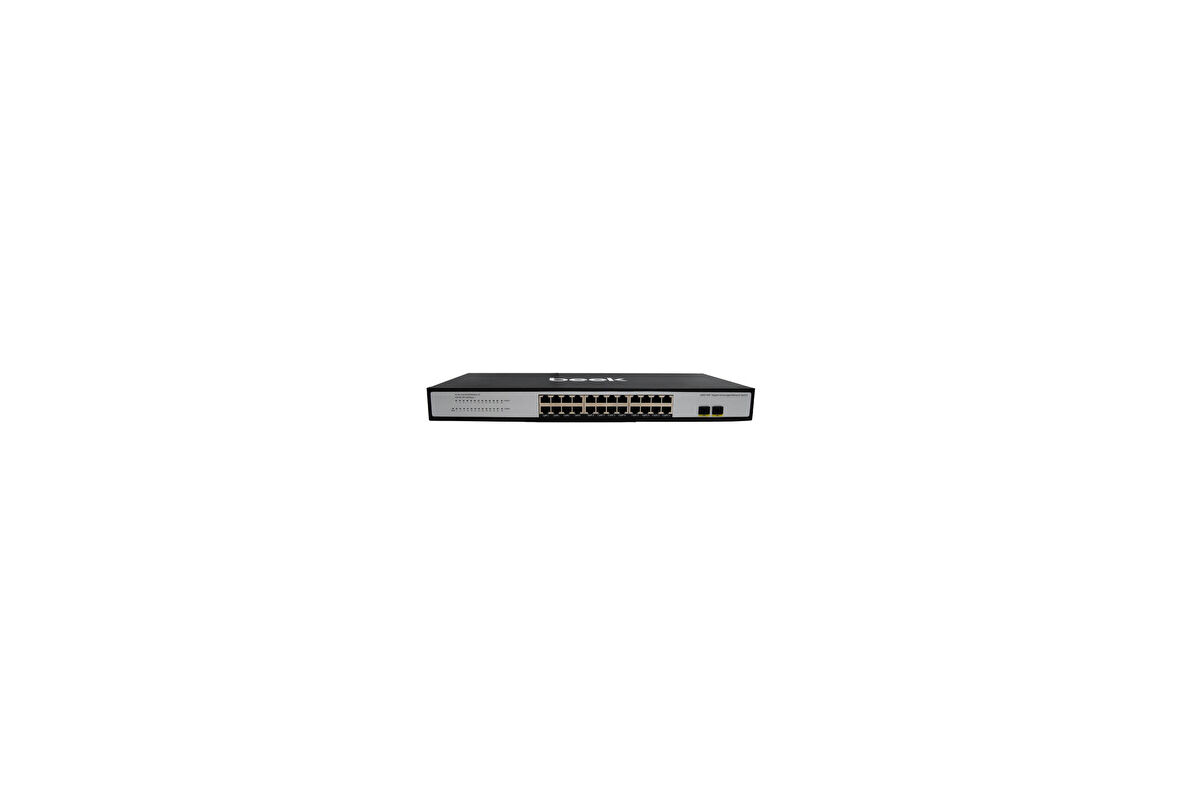 Beek BN-GS-1242S 24 Port Gigabit 2 Port SFP Rack Mount Ethernet Switch