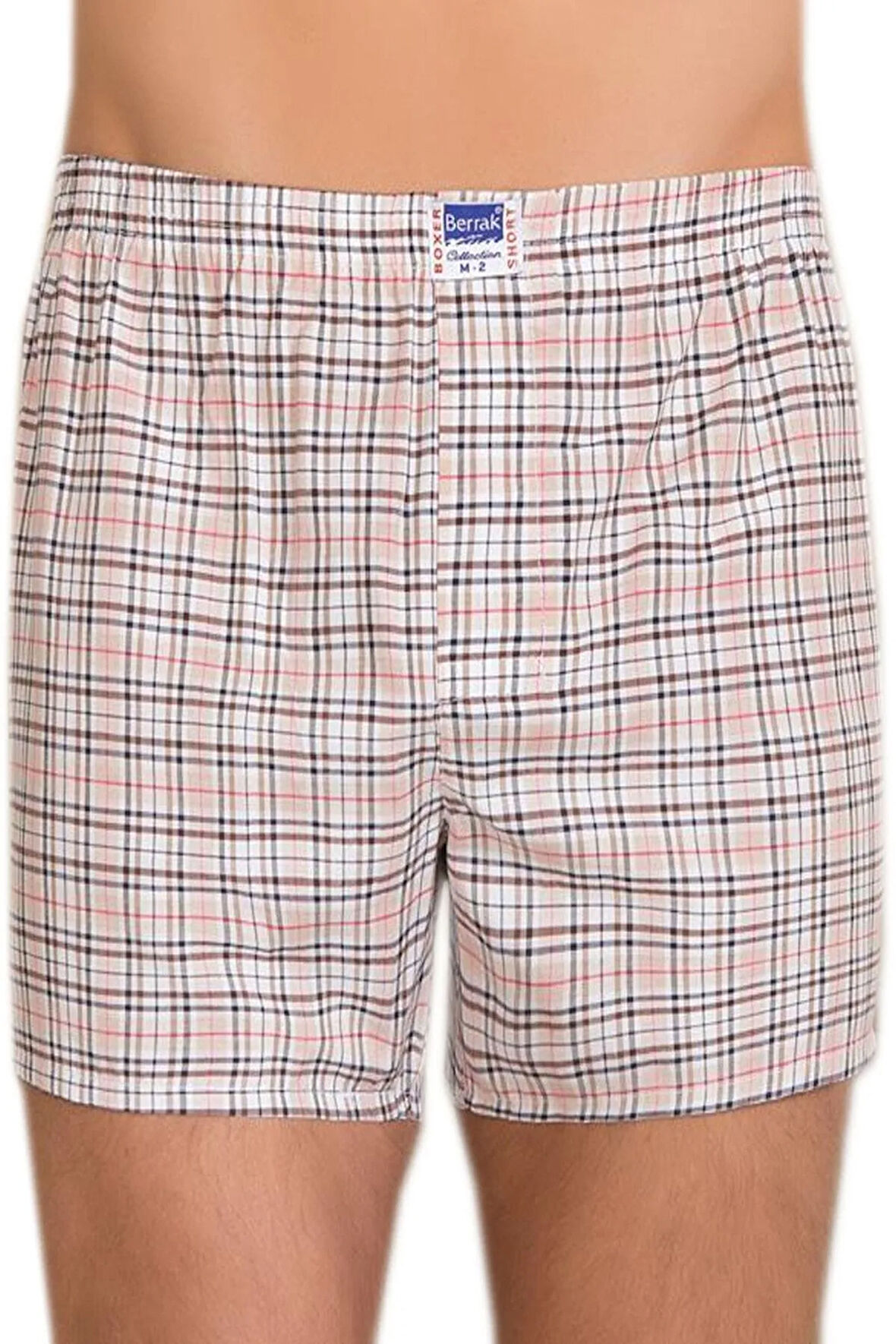 Erkek Karışık Desen Poplin Boxer ELF568BER10526 6'lı Paket