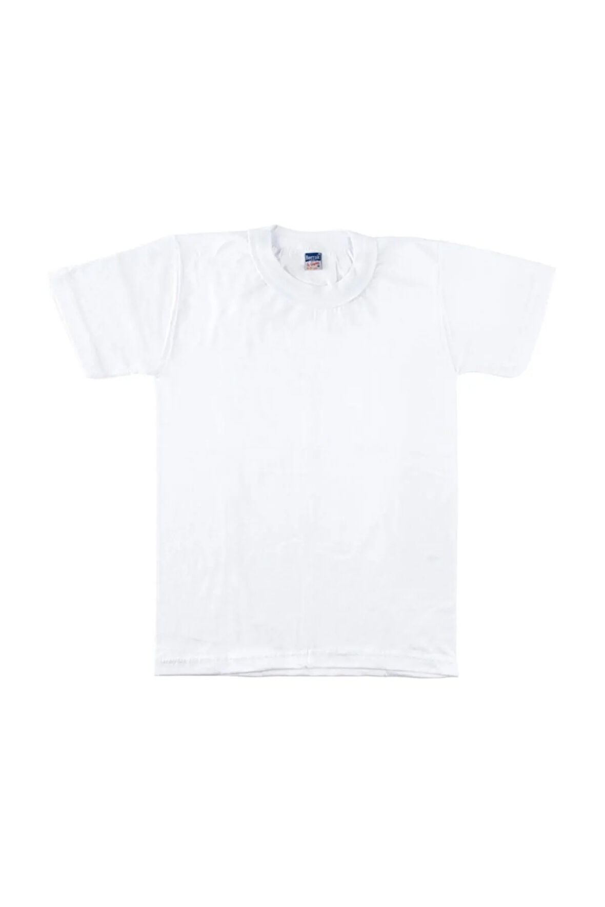 Çocuk Beyaz Kısa Kollu 2'Li Paket Pamuk Fanila