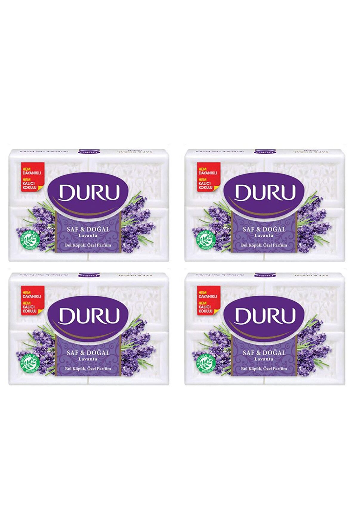 Duru Saf & Doğal Lavanta 600 Gr X 4 Paket